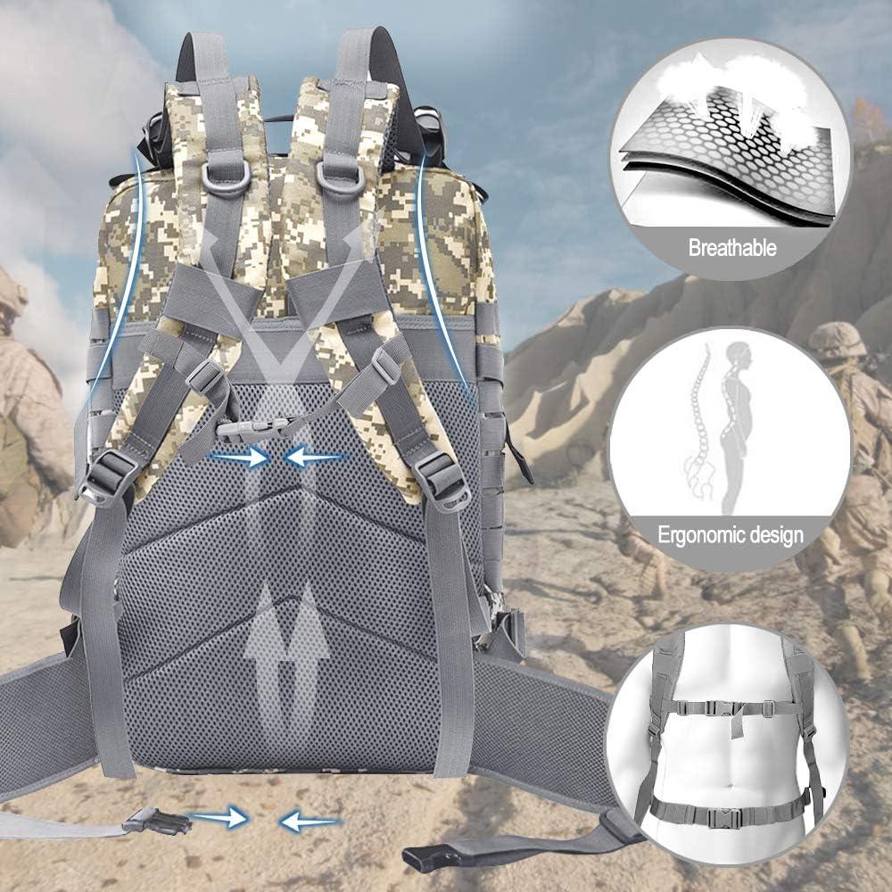 Mochila Táctica Militar EMDMAK 42L Acu para Senderismo