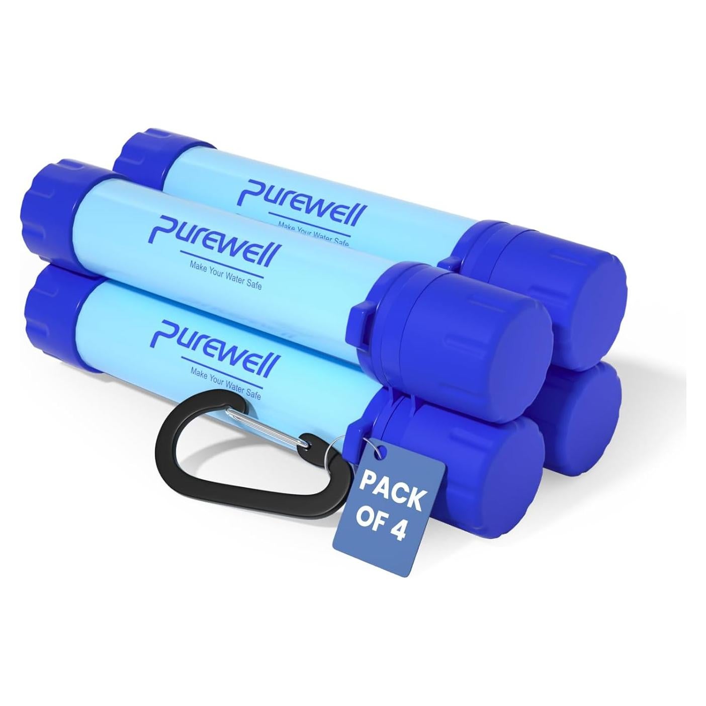 Filtro de Agua Personal Purewell 5 Etapas para Camping 368g