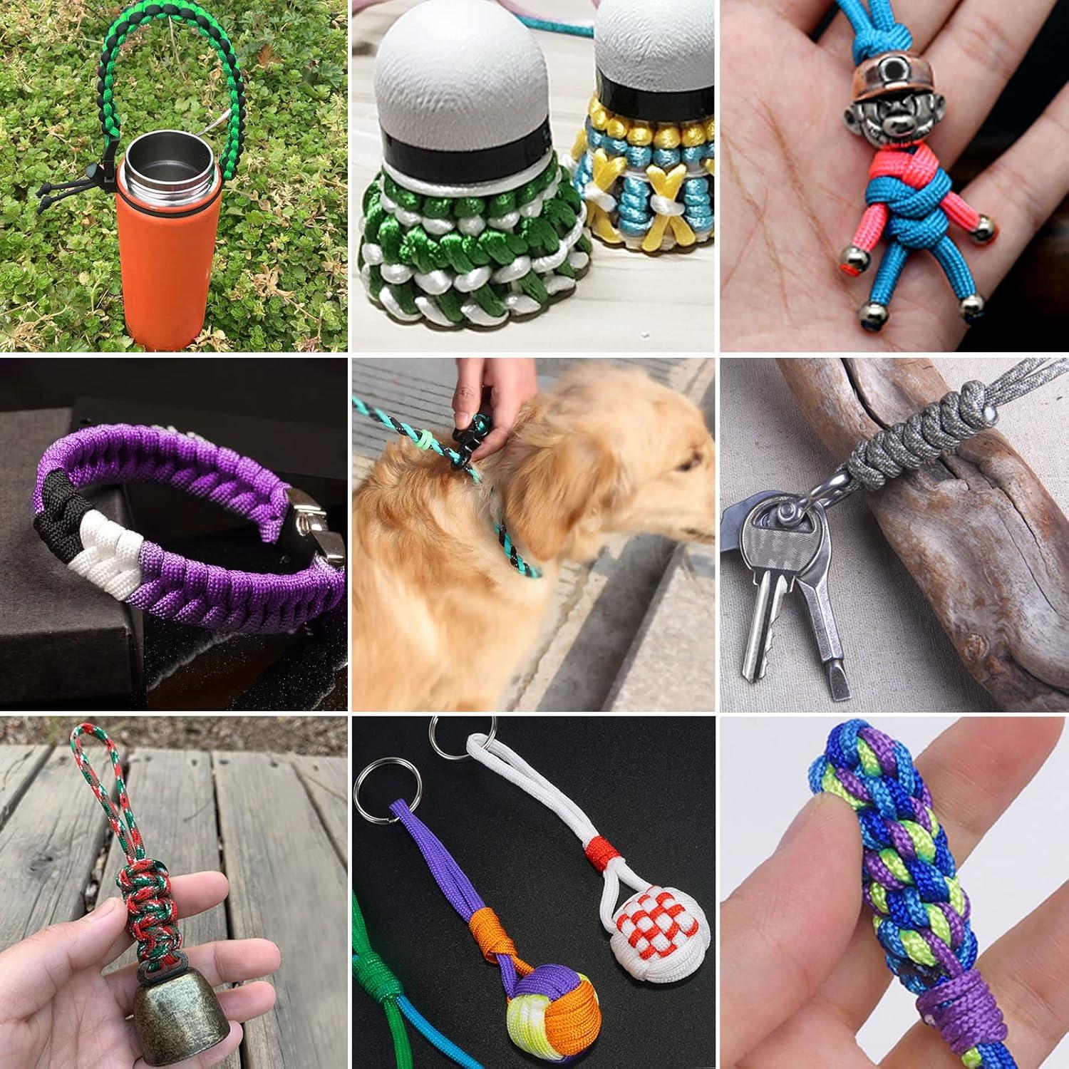 Kit de Cuerdas Paracord 550lb Mesench 24 Colores 3m