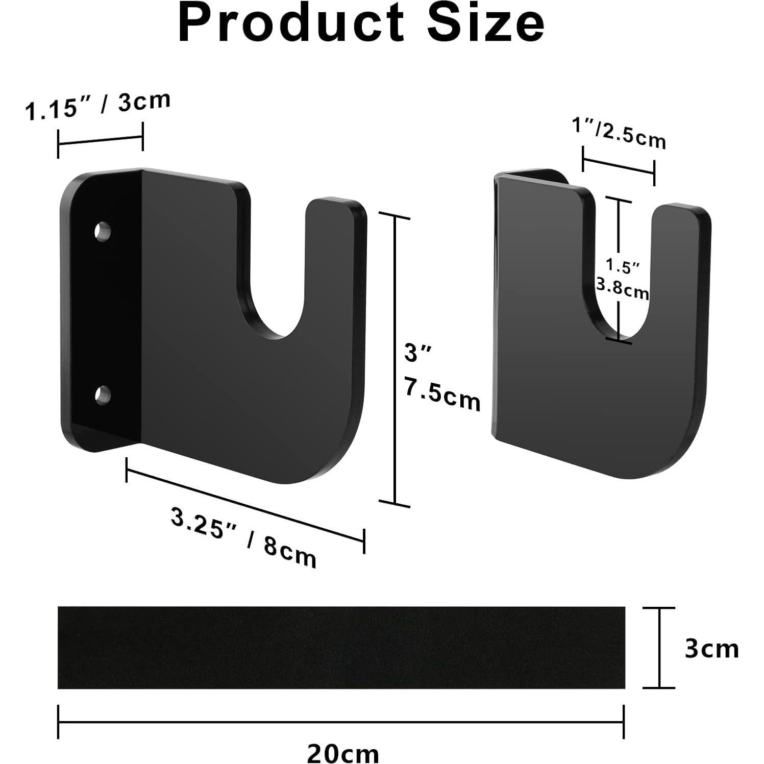 Soporte de Pared para Patineta Cosmos Acrílico 2,54 cm