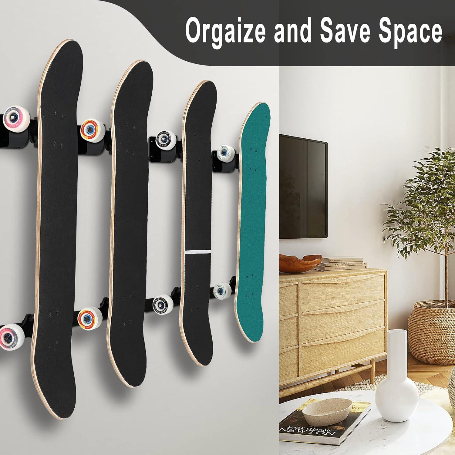 Soporte de Pared para Patineta Cosmos Acrílico 2,54 cm