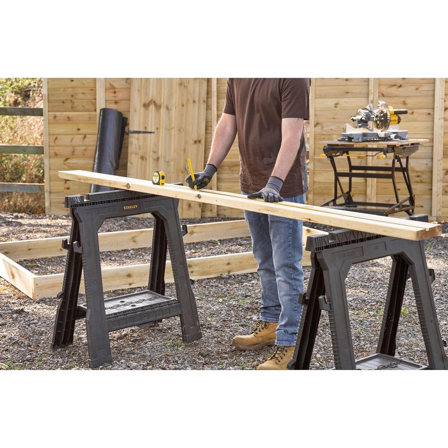 Cinta Métrica Stanley 0-30-697 Tylon 5 m x 19 mm Negra/Amarilla