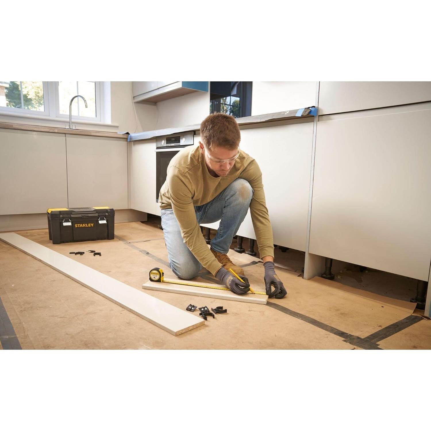 Cinta Métrica Stanley 0-30-697 Tylon 5 m x 19 mm Negra/Amarilla