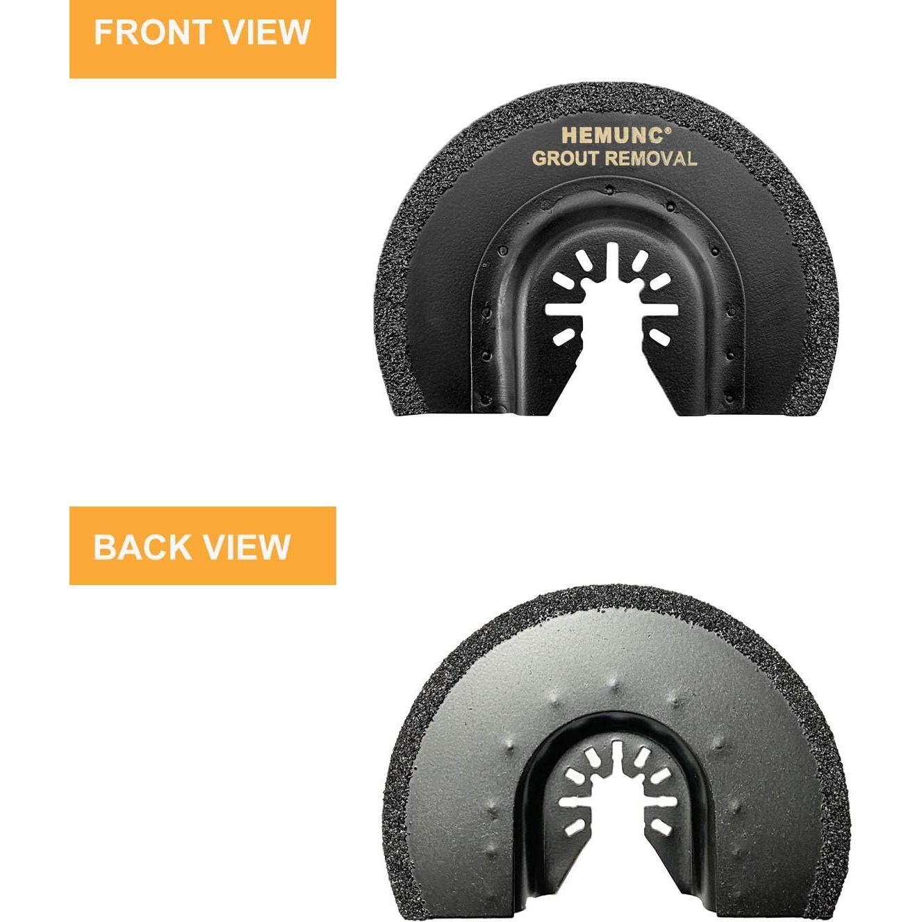 3 Cuchillas de Carburo HEMUNC para Eliminación de Lechada 1.59mm