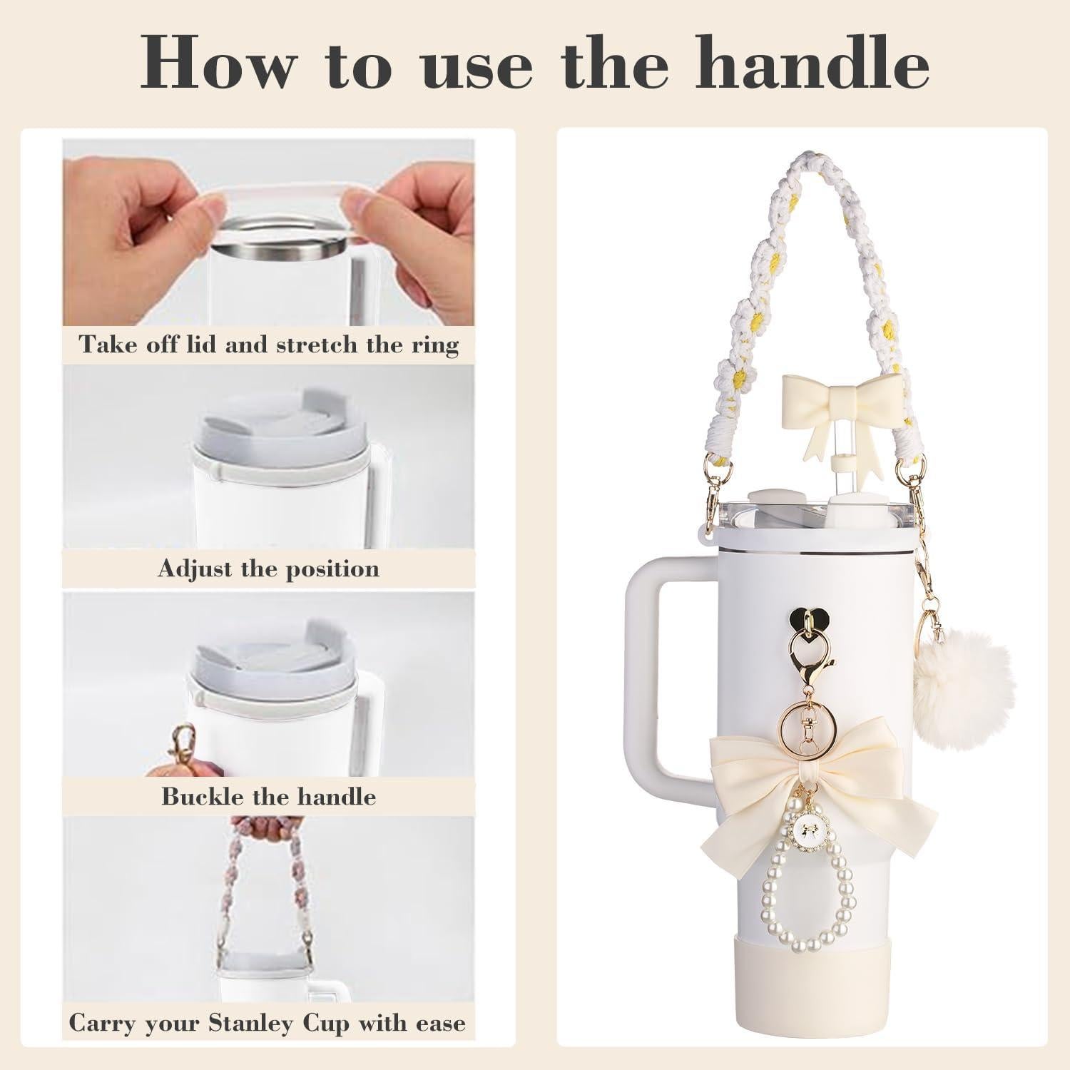 Juego de Accesorios Affute para Stanley Cup 40oz y 30oz