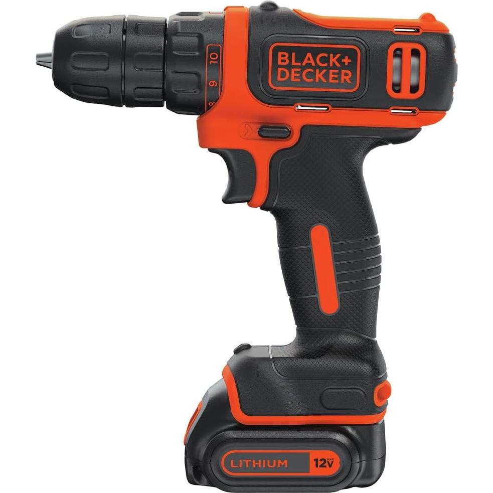 Kit de Herramientas BLACK+DECKER 12V MAX 60 Piezas BDCDD12PK