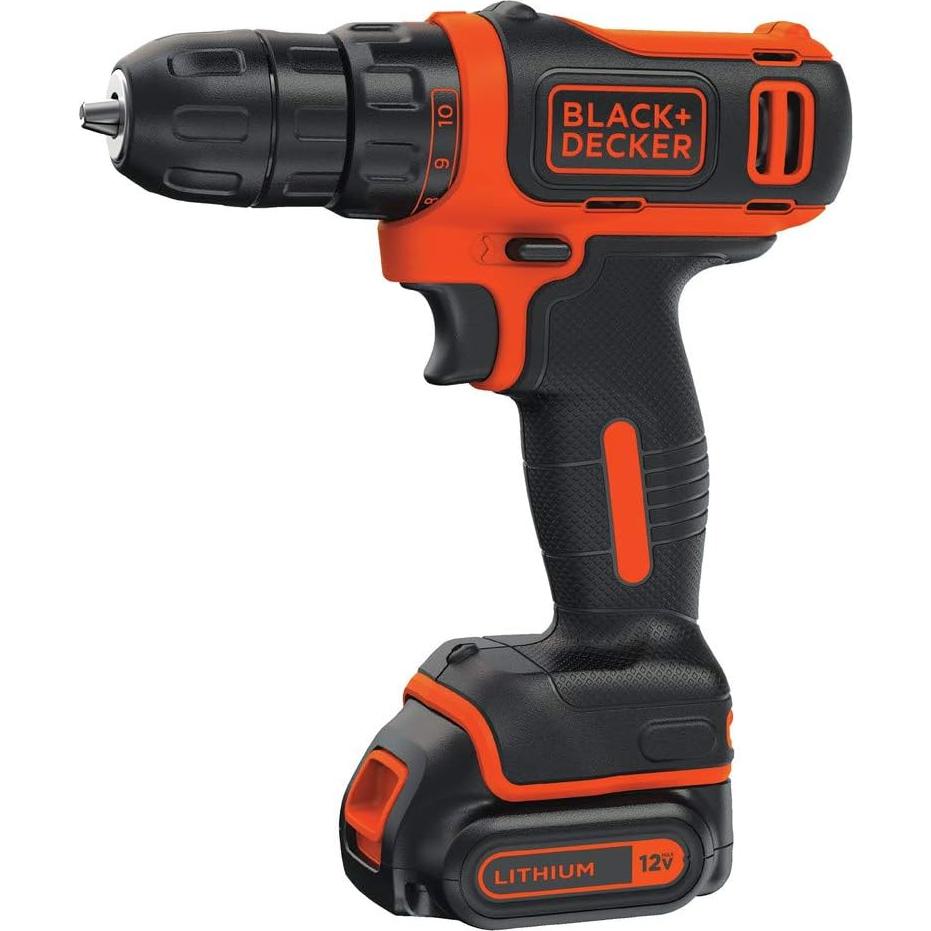 Kit de Herramientas BLACK+DECKER 12V MAX 60 Piezas BDCDD12PK