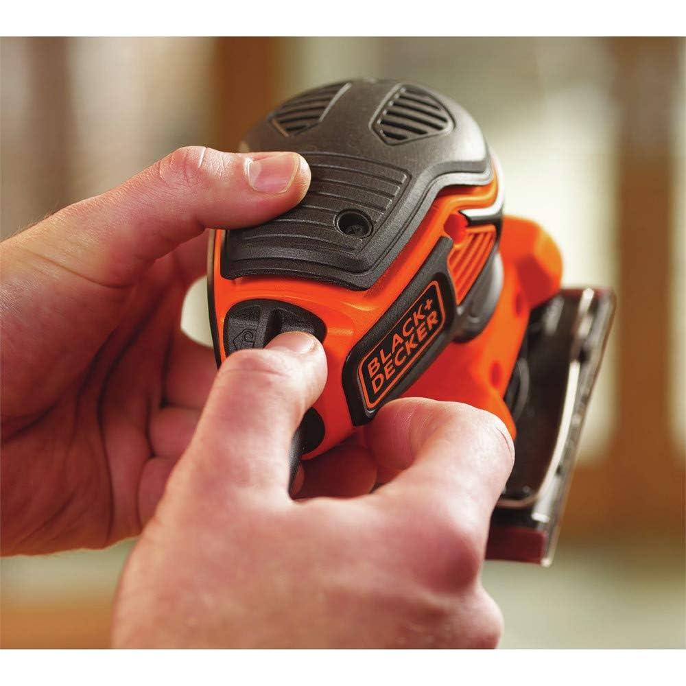 Lijadora Orbital Eléctrica BLACK+DECKER BDEQS300 2.0A 1/4 Hoja