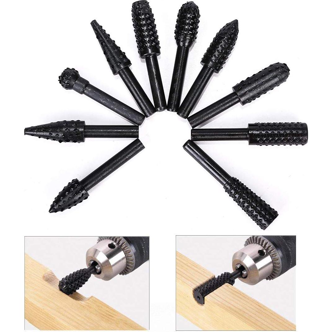 Juego de 10 Brocas de Tornillo ASNOMY 6.3mm para Carpintería