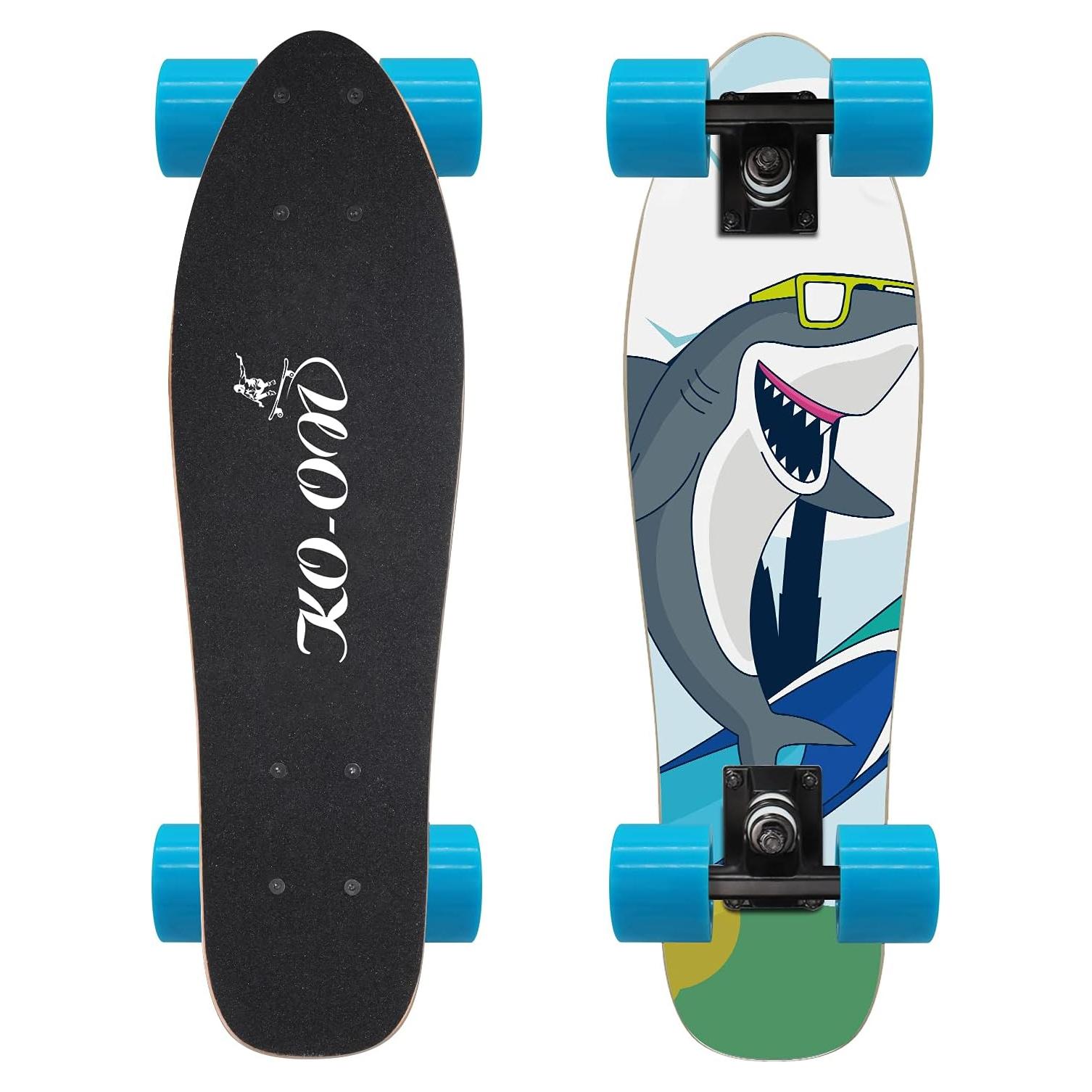 Patineta Completa KO-ON 22 cm para Niños Diseño Caricatura