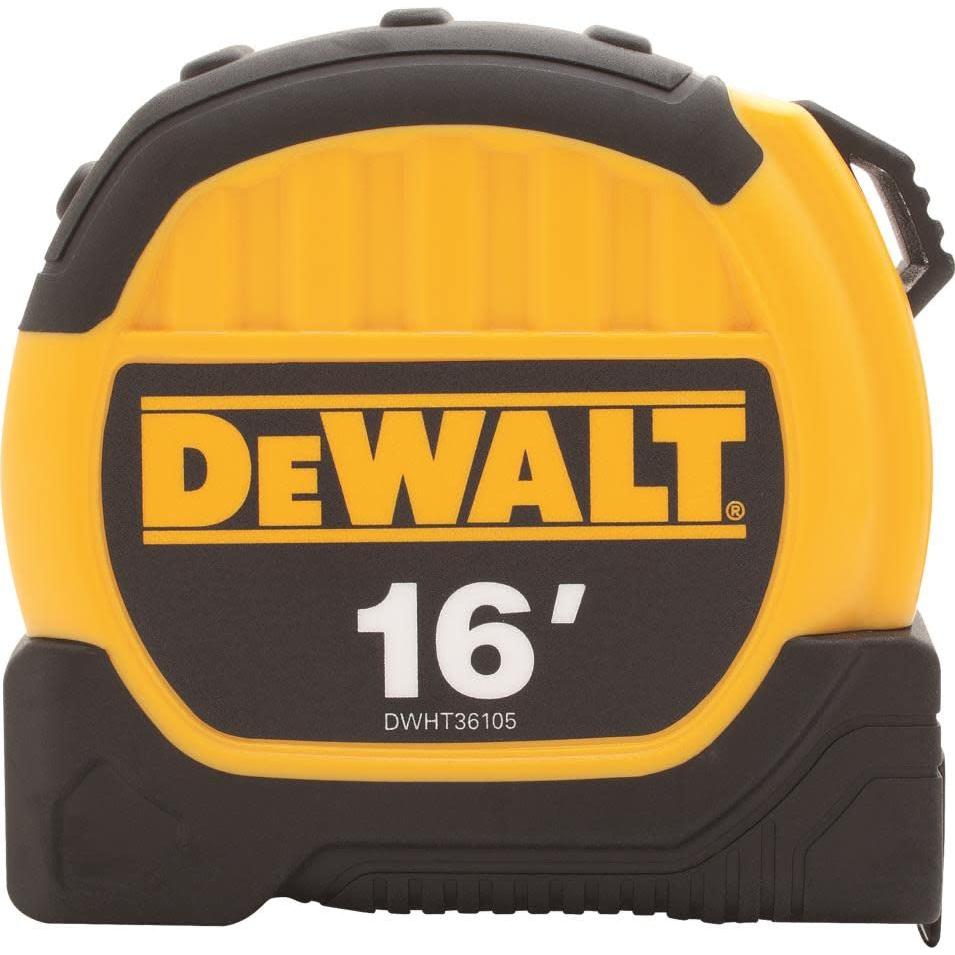 Cinta Métrica DEWALT 4.9 m con Hoja Fraccionaria