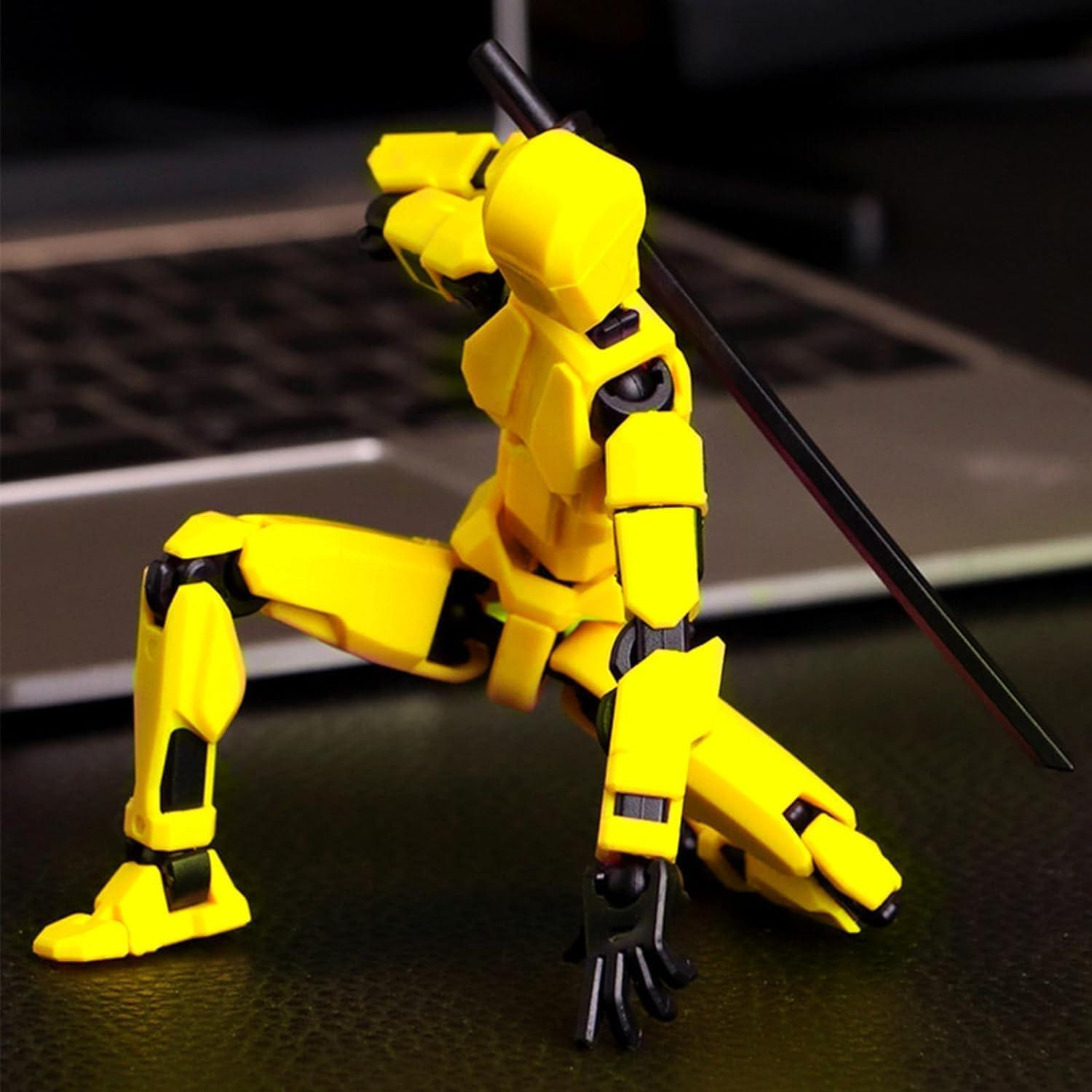 Figura de Acción Titan 13 Rugwun Amarillo 3D Juntas Móviles