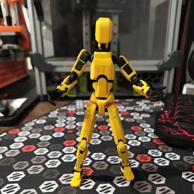 Figura de Acción Titan 13 Rugwun Amarillo 3D Juntas Móviles