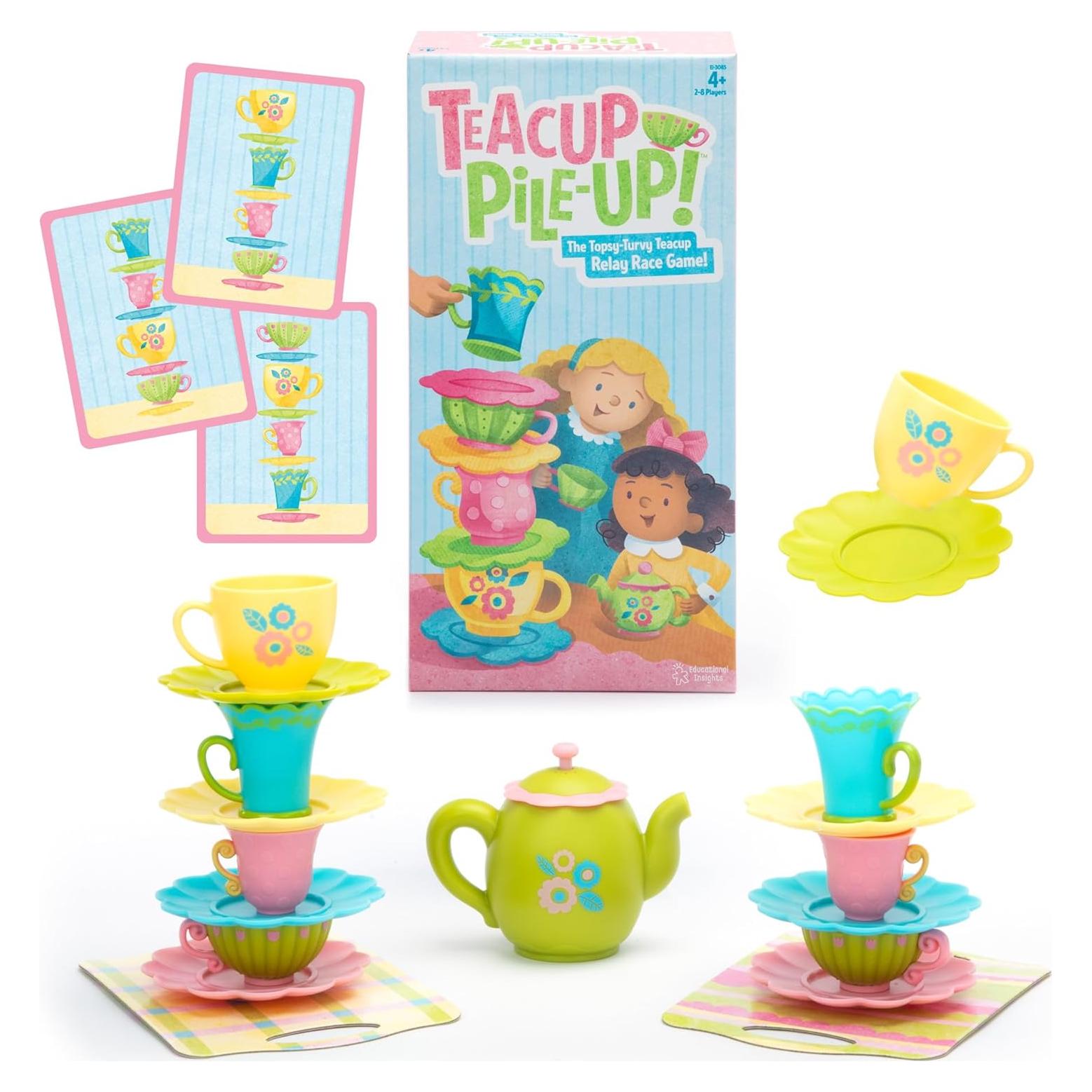 Juego de mesa Teacup Pile-Up! Educational Insights 4-8 años