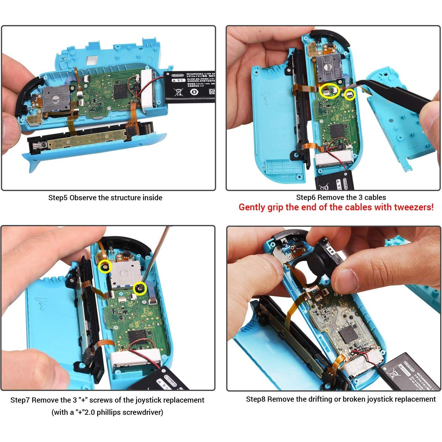 Joystick Analógico Reemplazo Starko para Nintendo Switch - 2 Piezas