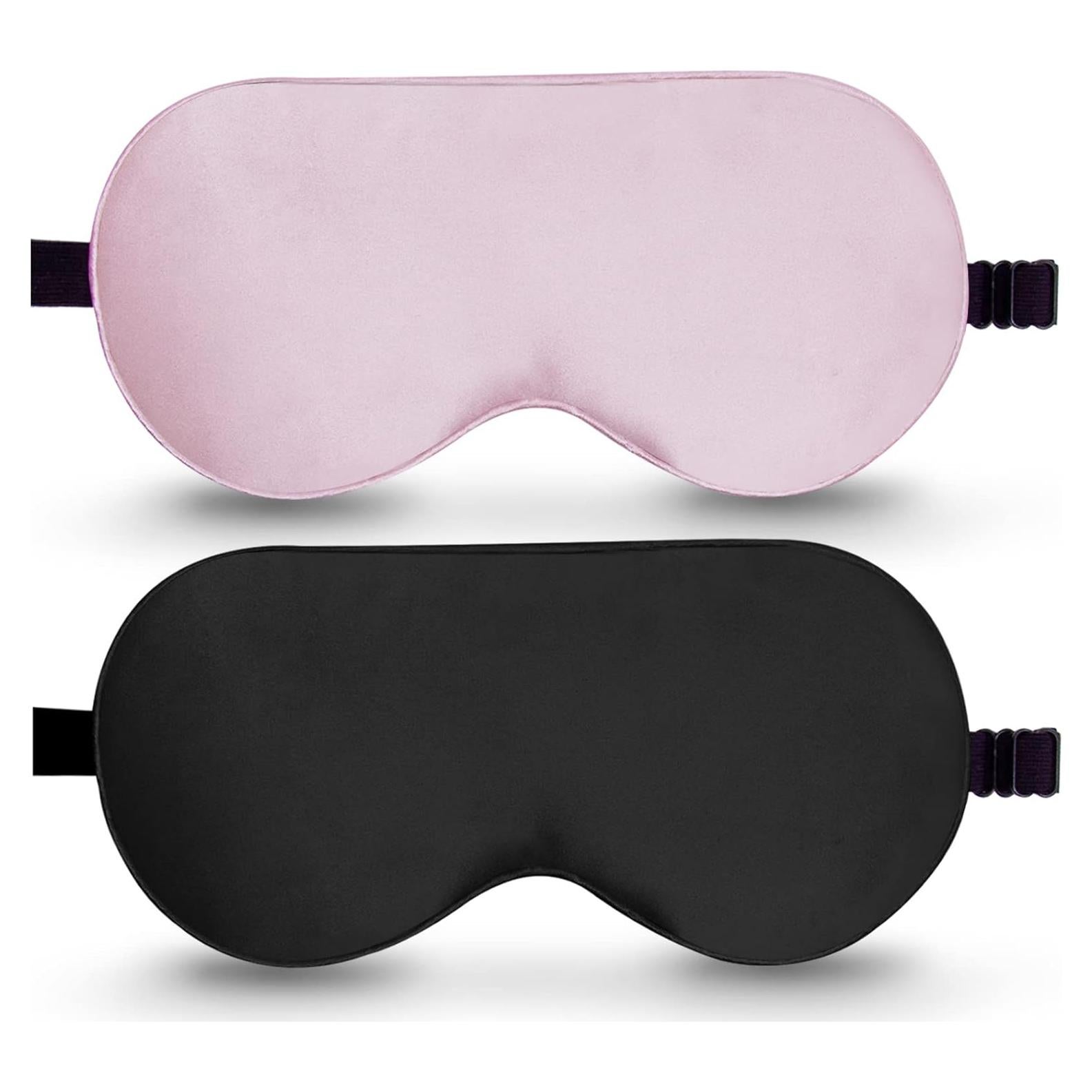 Máscara de Sueño BeeVines 100% Seda Natural 2 Unidades