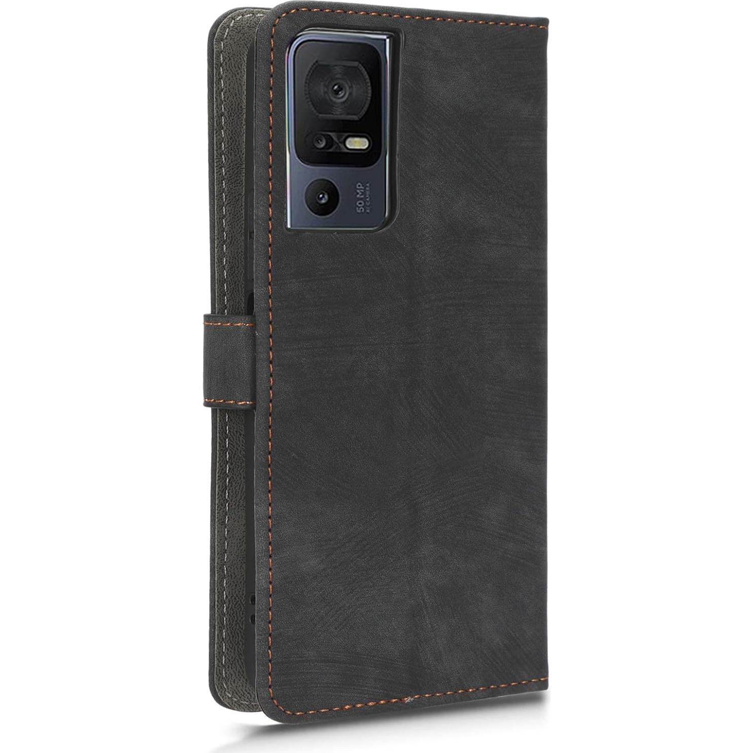 Funda billetera TCL 40 SE IUQXU con bloqueo RFID y correa