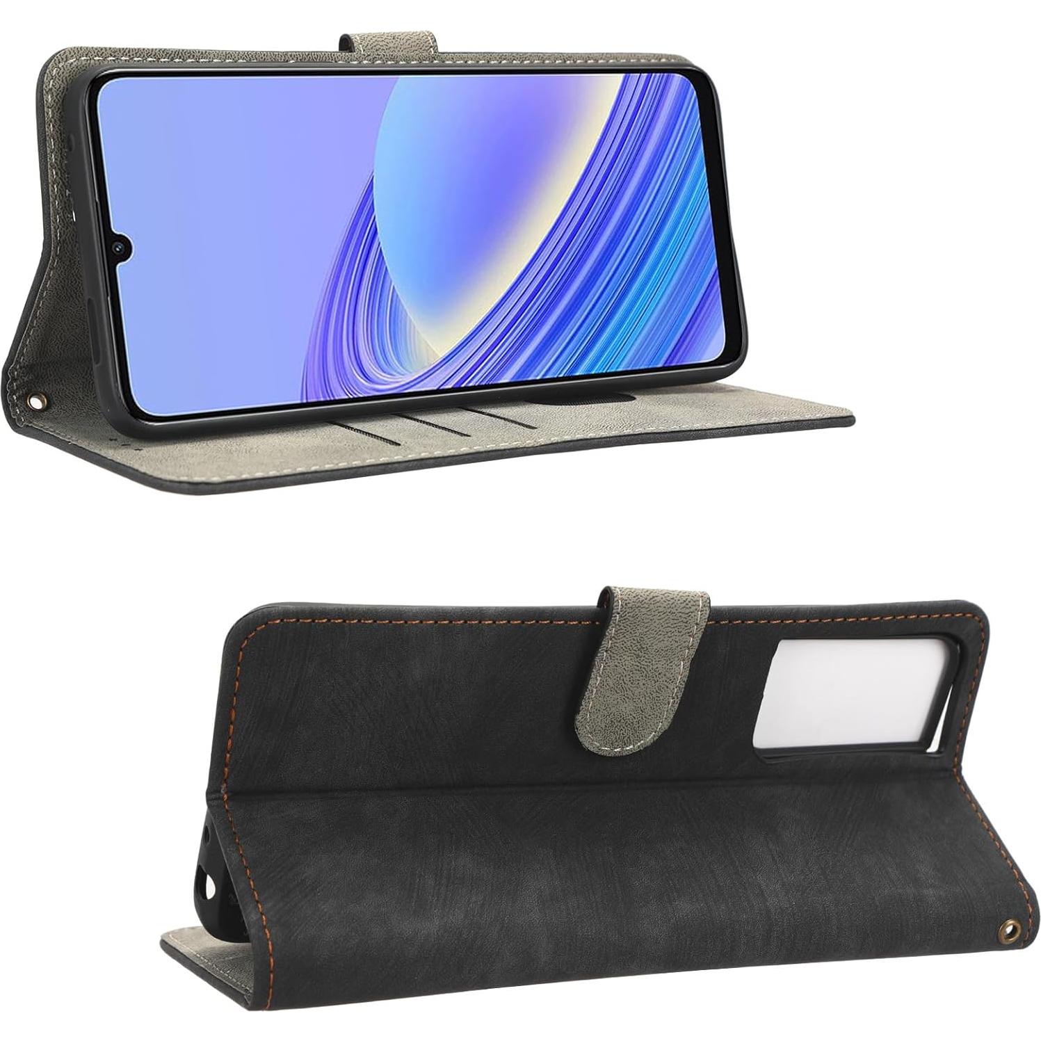 Funda billetera TCL 40 SE IUQXU con bloqueo RFID y correa