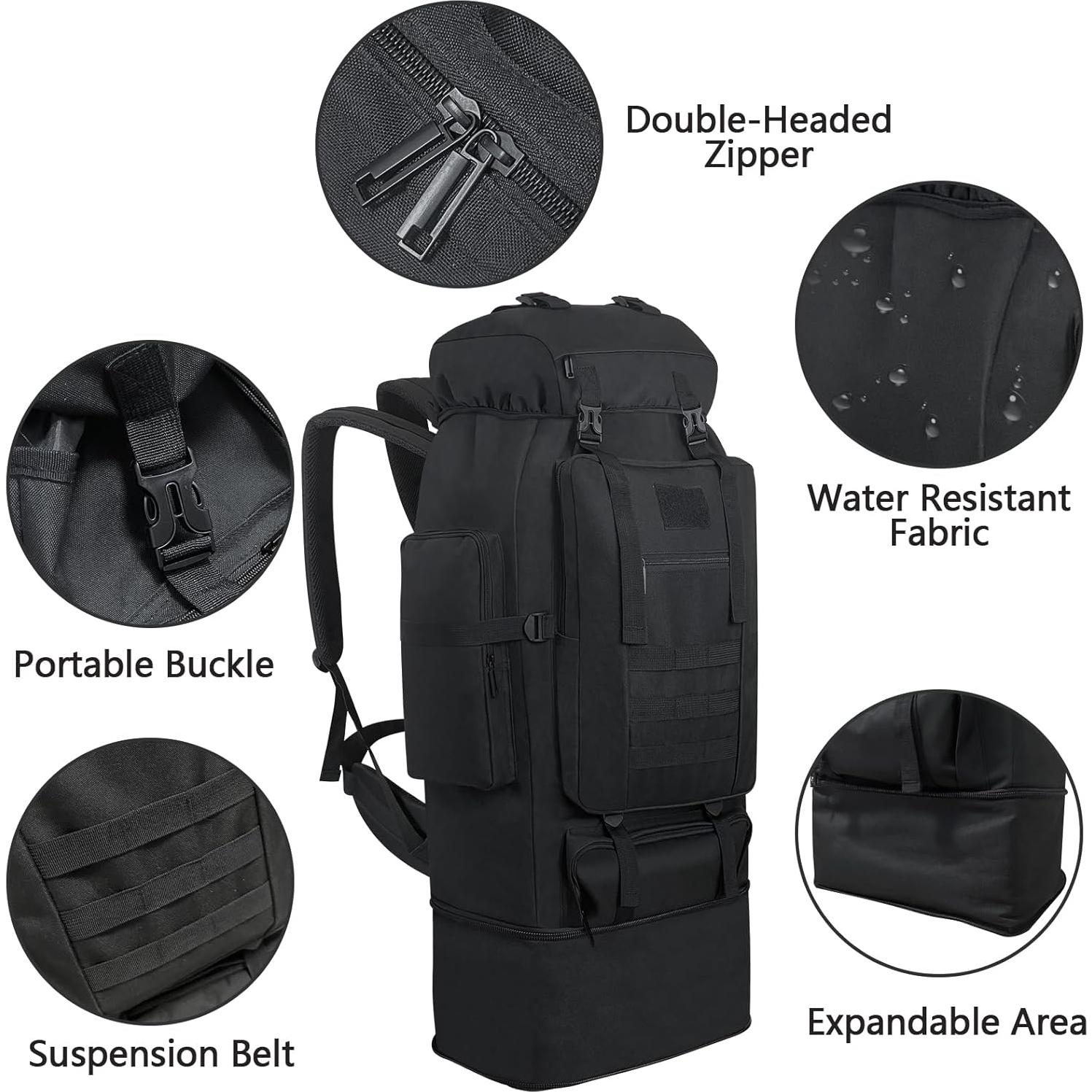 Mochila Táctica Militar Ogetok 100L Resistente al Agua
