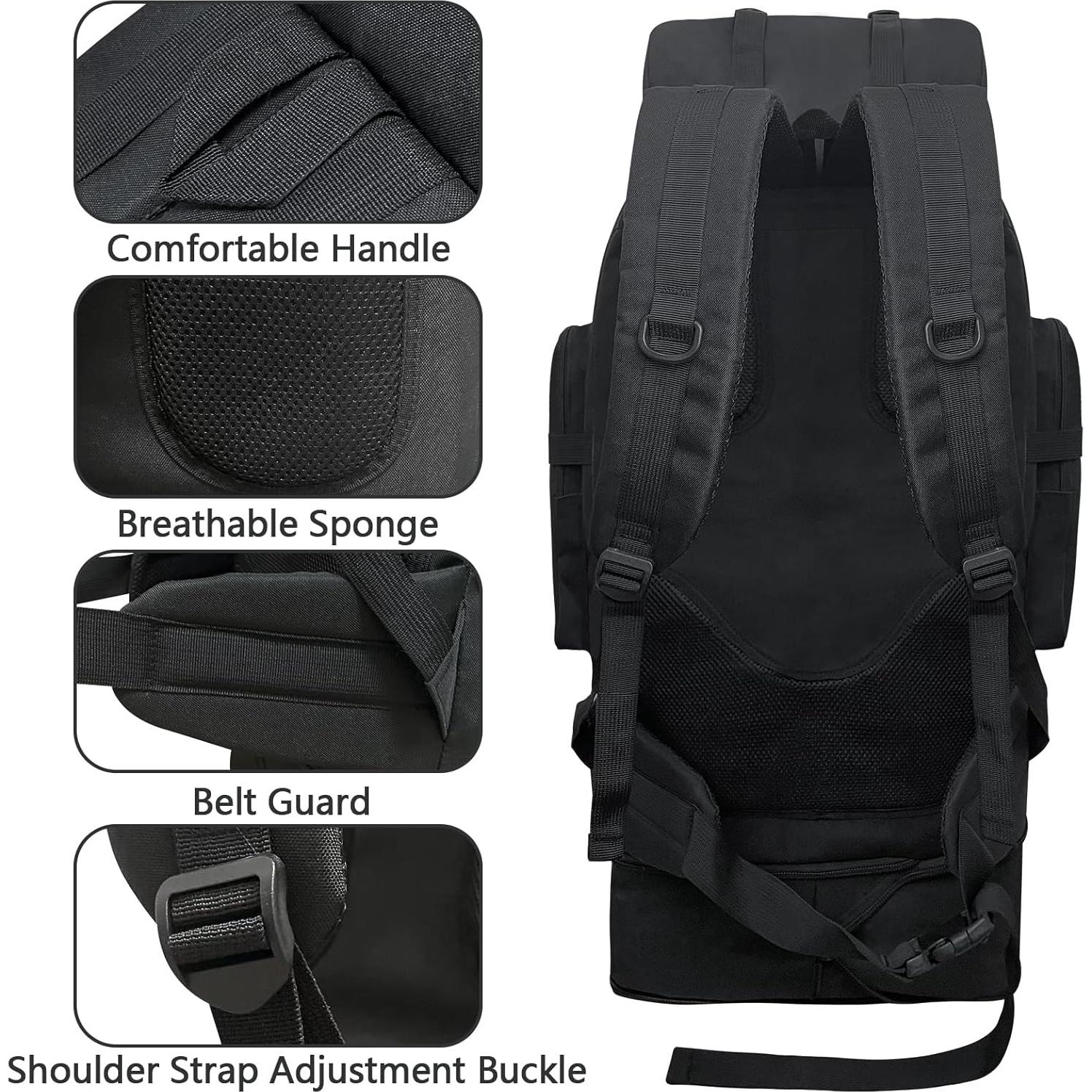 Mochila Táctica Militar Ogetok 100L Resistente al Agua