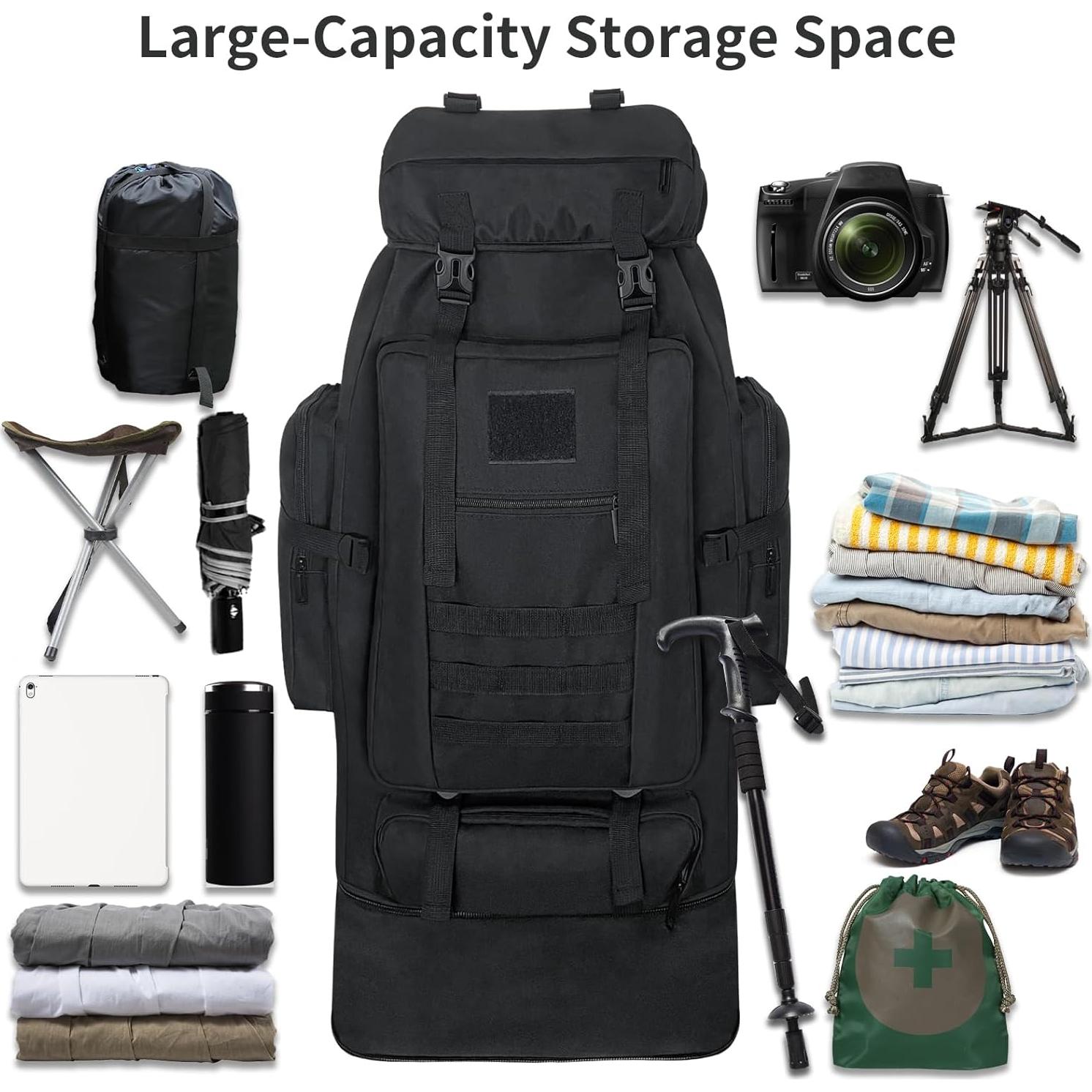 Mochila Táctica Militar Ogetok 100L Resistente al Agua