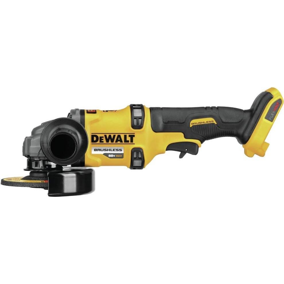 Amoladora Angular Inalámbrica DEWALT 60V MAX 4.5-6" con Freno
