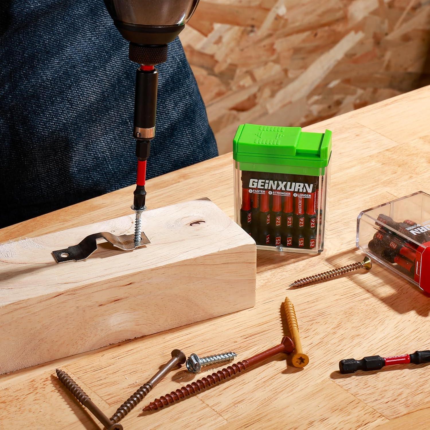 Juego de Puntas de Destornillador Phillips GEINXURN 91 Piezas