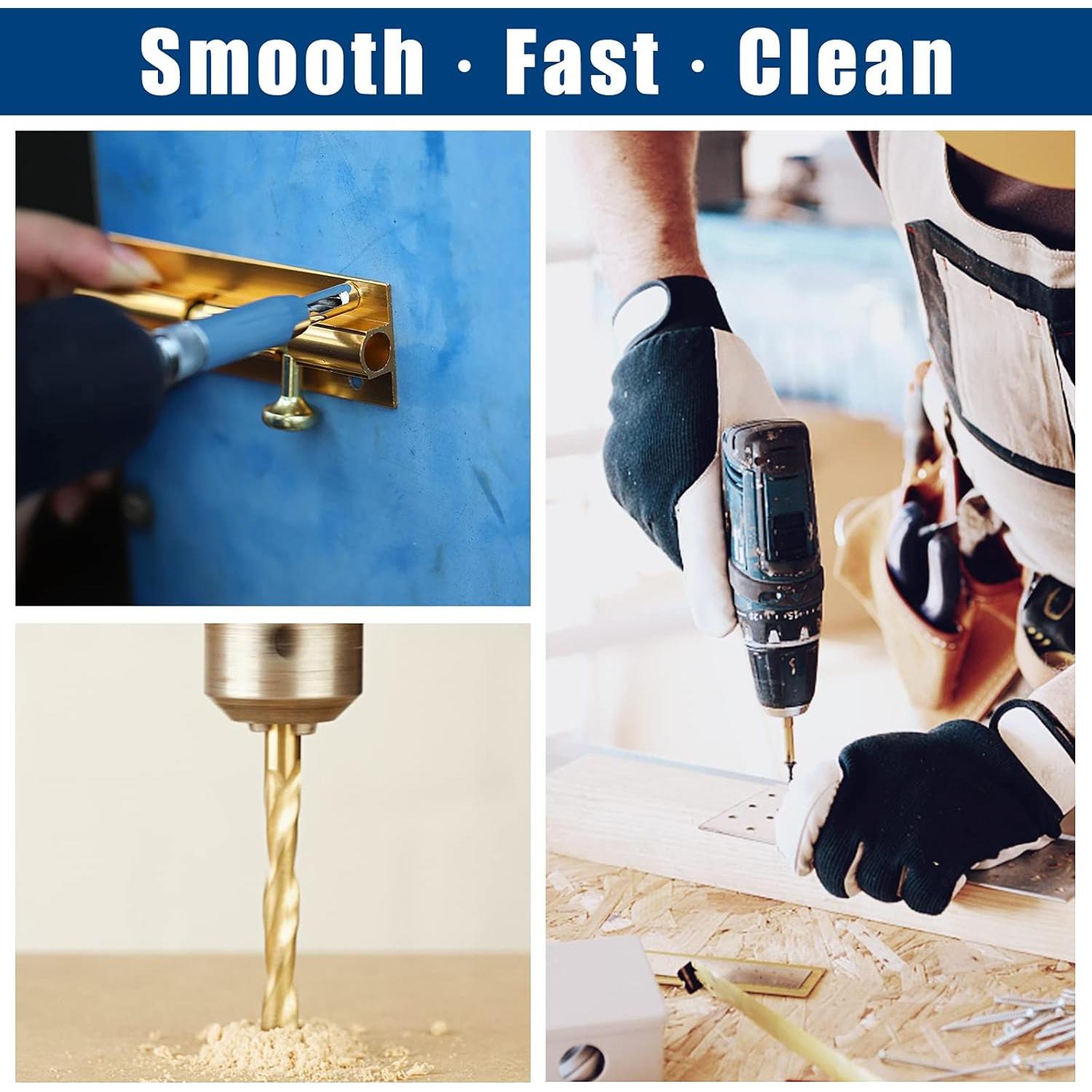 Juego de Brocas de Percusión COMOWARE 21 Pcs HSS Titanio