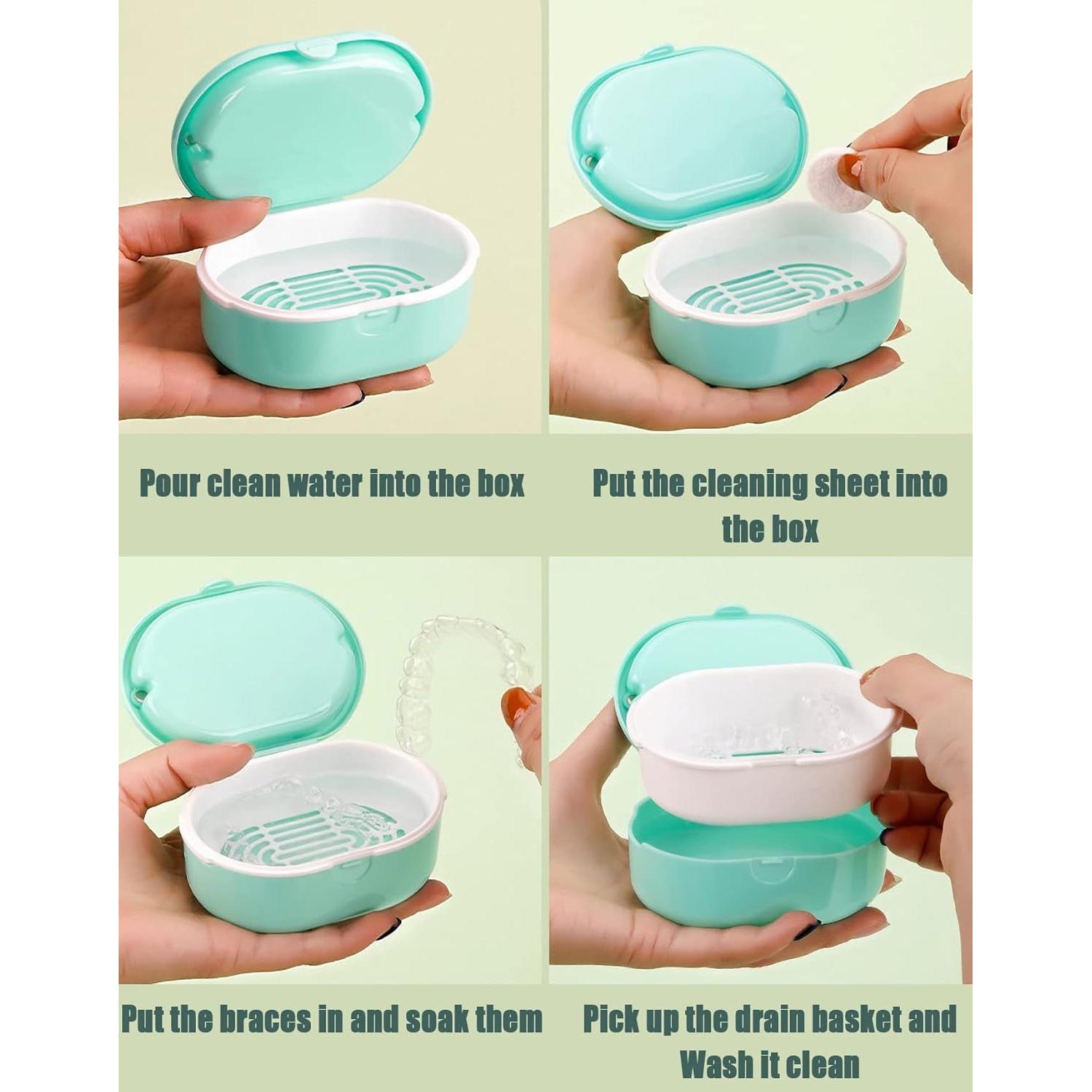 Estuche para Dentaduras Murri&Murrdi Verde con Espejo