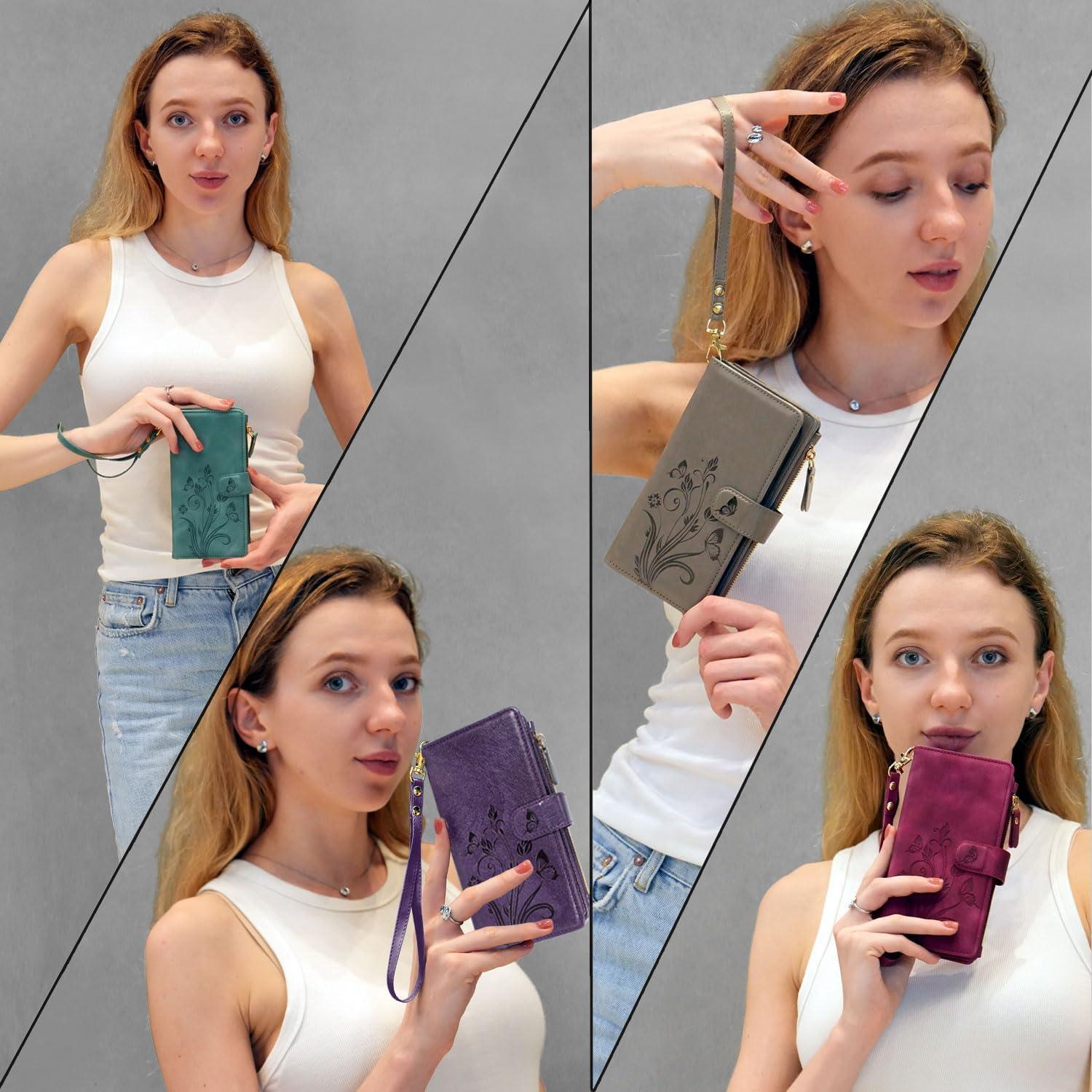 Carcasa Billetera Lacass para Samsung Galaxy S24+ 2024 - 12 Tarjetas