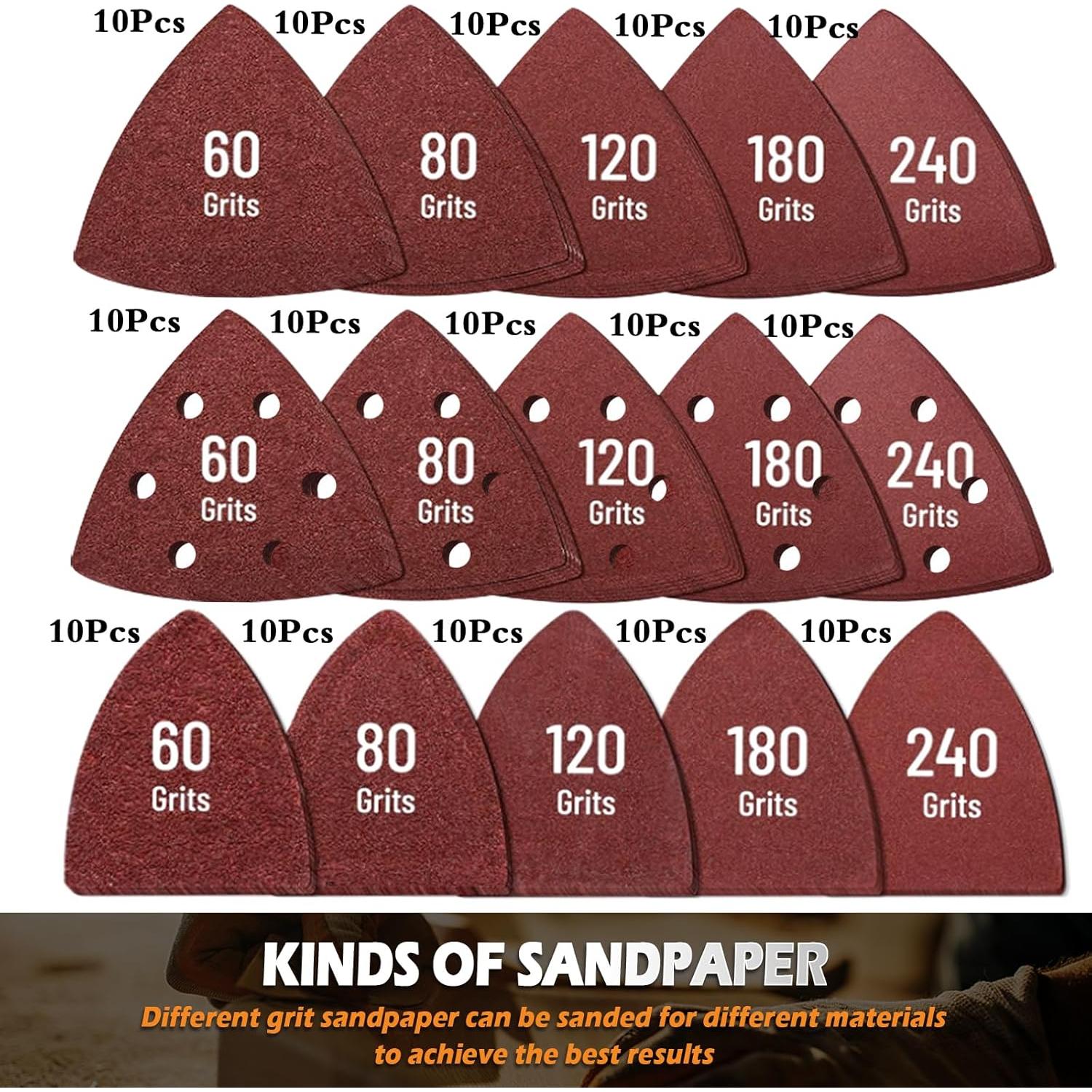 Kit de 161 Piezas de Almohadillas de Lijado Towbluii