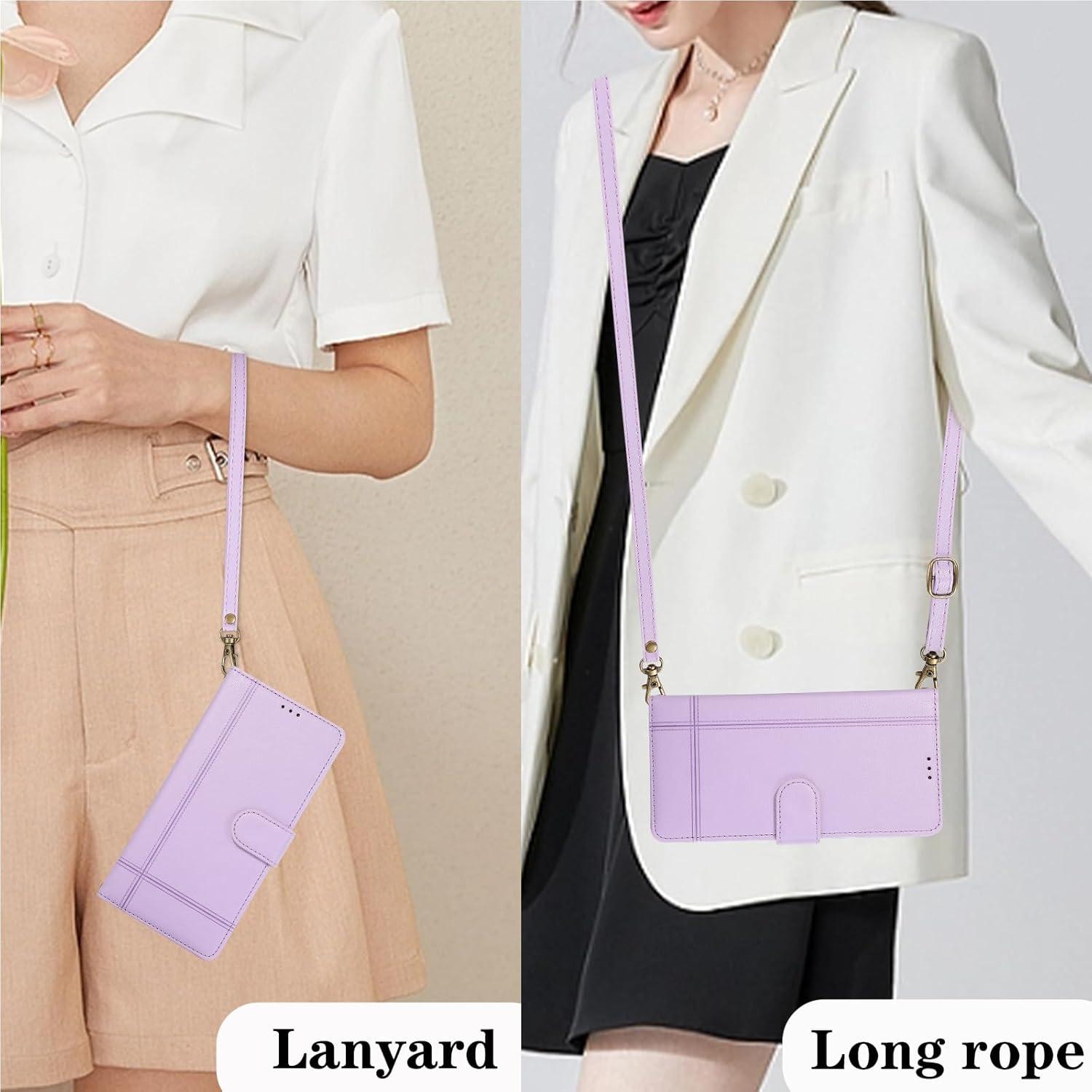 Funda Dswteny para Samsung Galaxy Note 10 Plus Púrpura