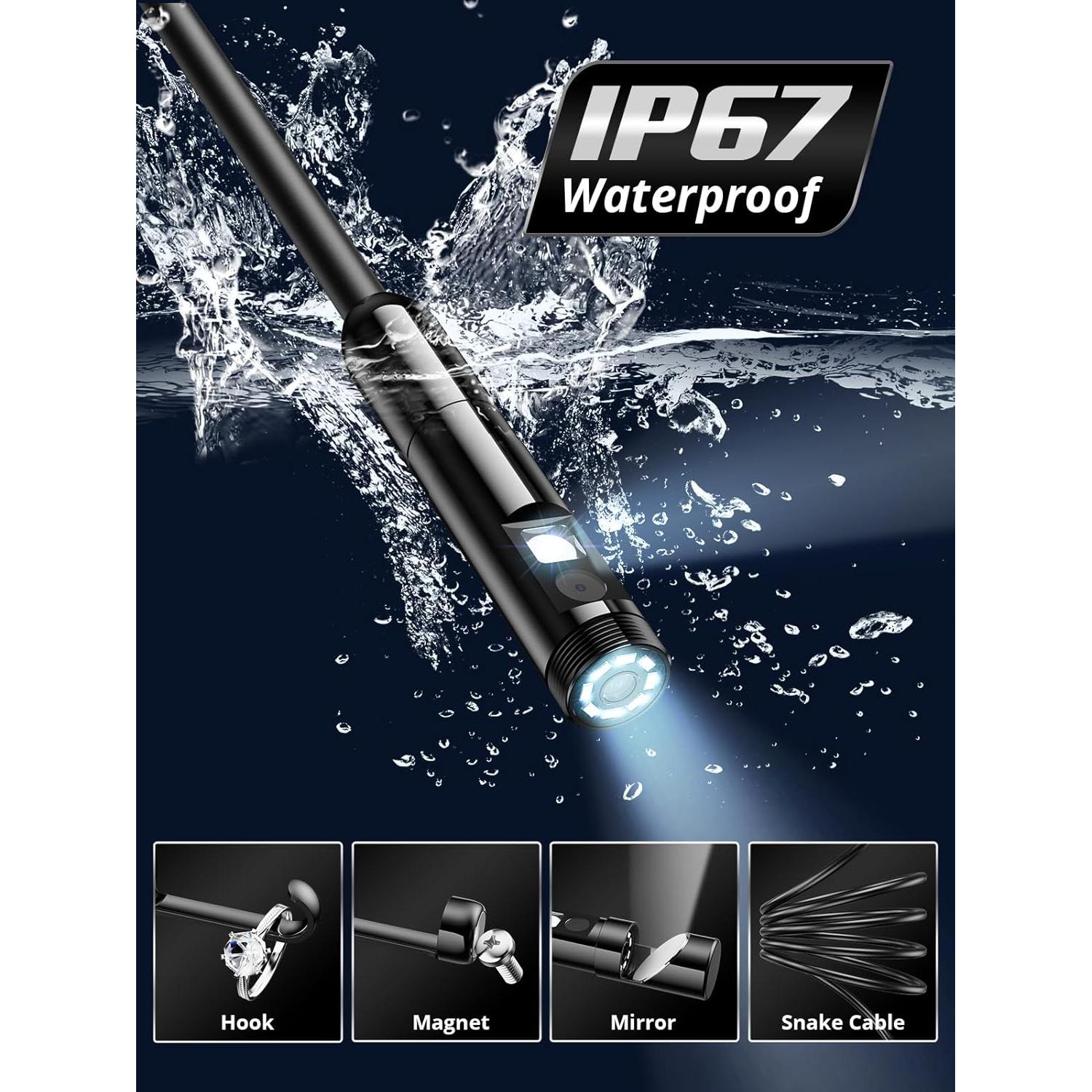 Cámara Endoscópica Acoath 3m Doble Lente 1080P IP67