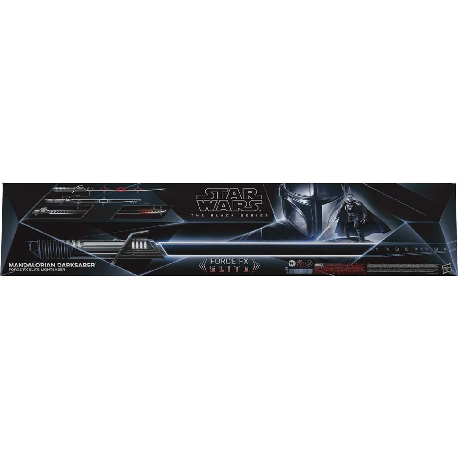 Espada de Luz Darksaber Mandaloriana Hasbro Force FX Elite