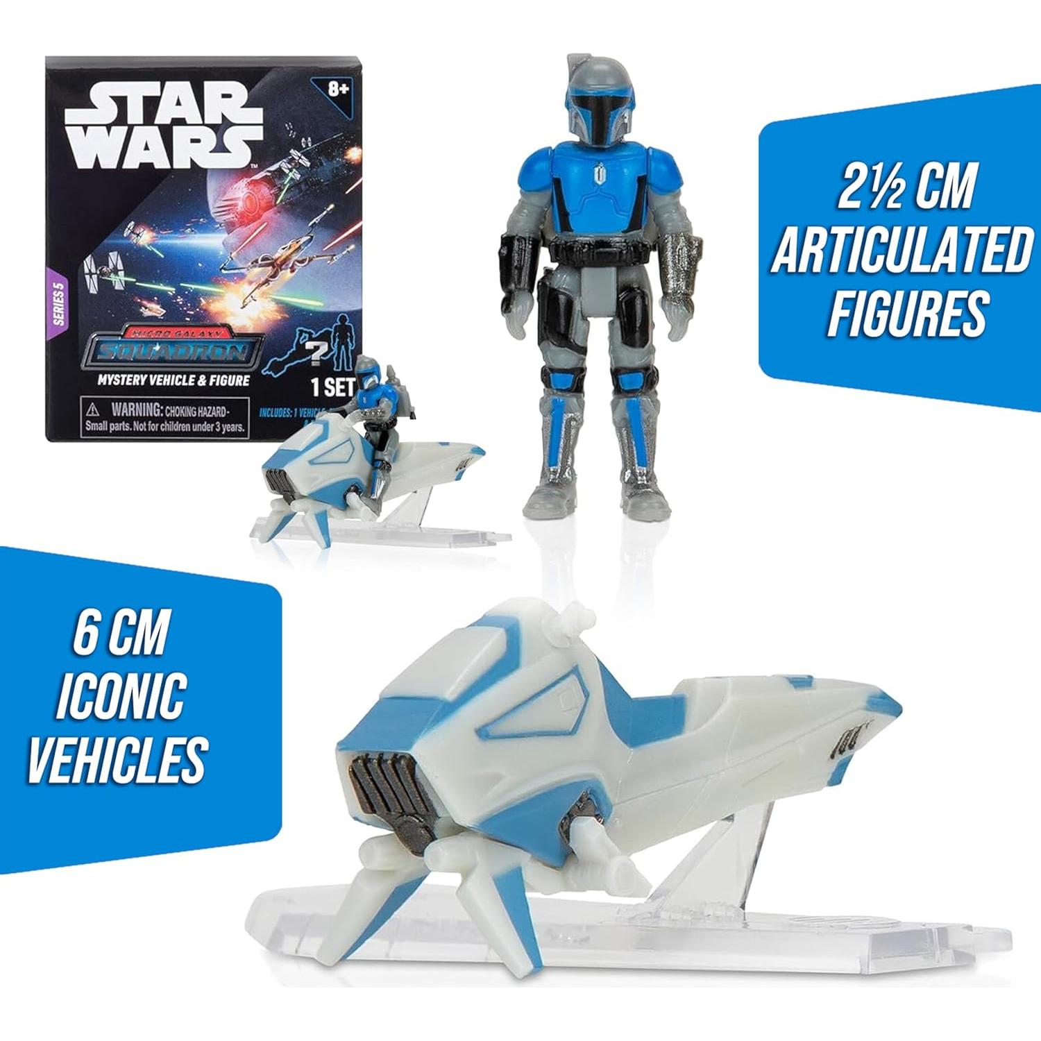 Star Wars Micro Galaxy Scout Caja Sorpresa 6 Vehículos 2.5 cm