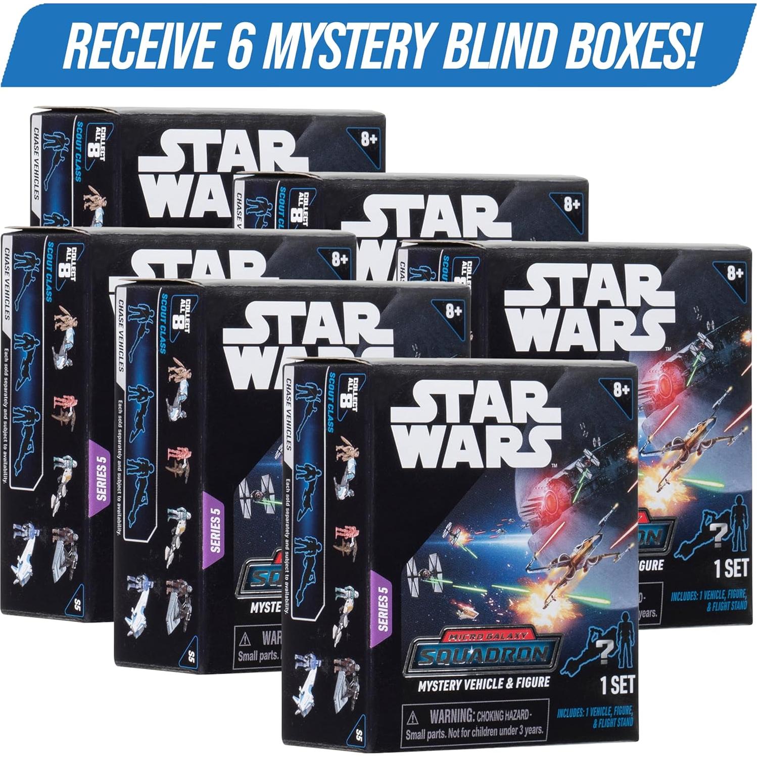 Star Wars Micro Galaxy Scout Caja Sorpresa 6 Vehículos 2.5 cm