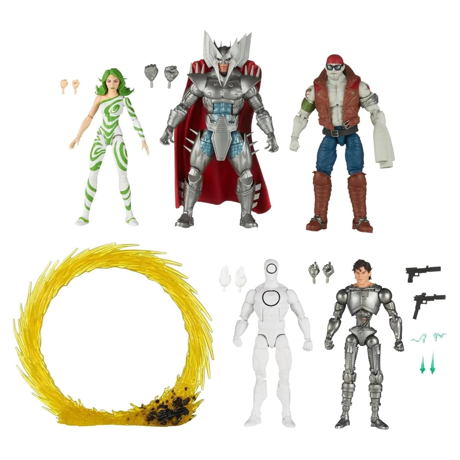 Conjunto de Figuras de Acción Villanos X-Men Hasbro 60 Aniversario