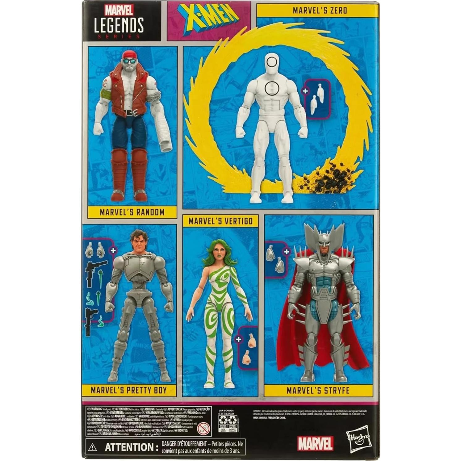 Conjunto de Figuras de Acción Villanos X-Men Hasbro 60 Aniversario