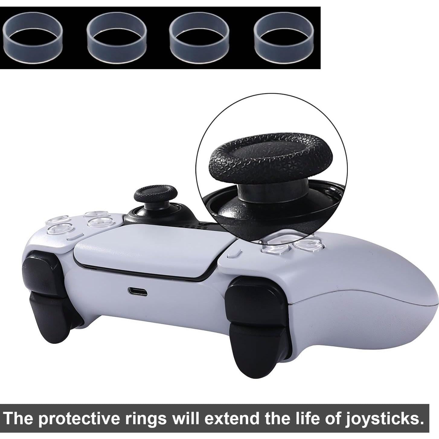 Paquete de 8 Joysticks Amarillos Ikpek para PS5 - Reemplazo