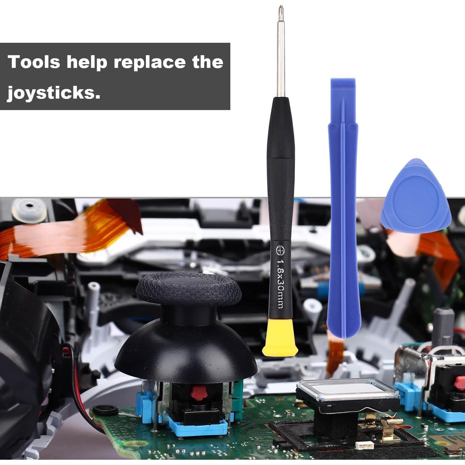 Paquete de 8 Joysticks Amarillos Ikpek para PS5 - Reemplazo