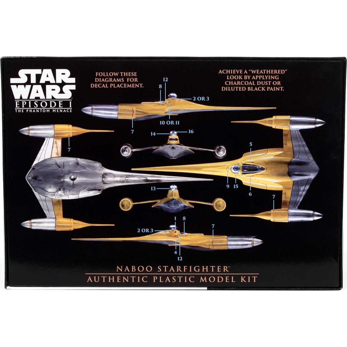 Modelo N-1 Caza Estelar Naboo AMT 1:48 Kit a Escala