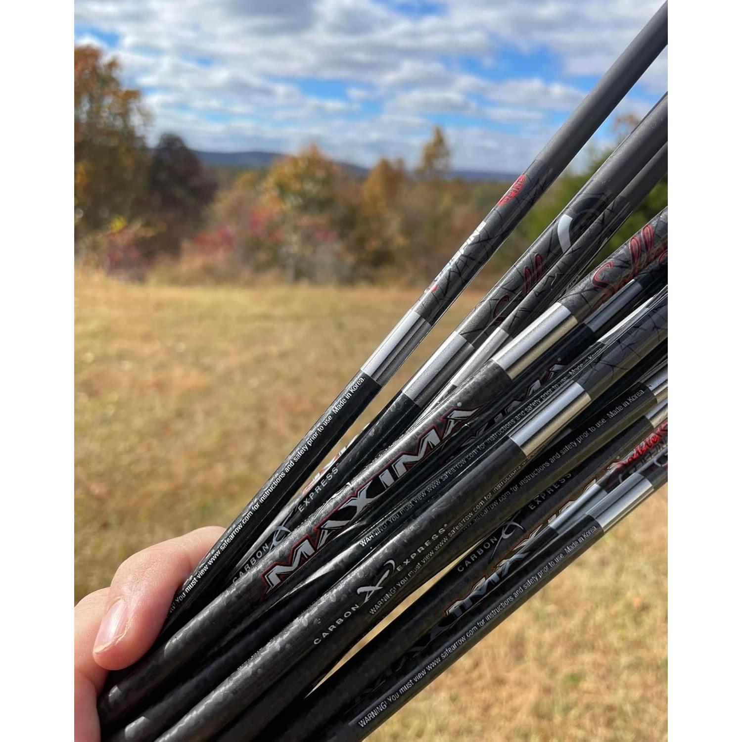 Flechas de Caza Carbon Express Maxima Sable RZ 400 - Paquete de 6