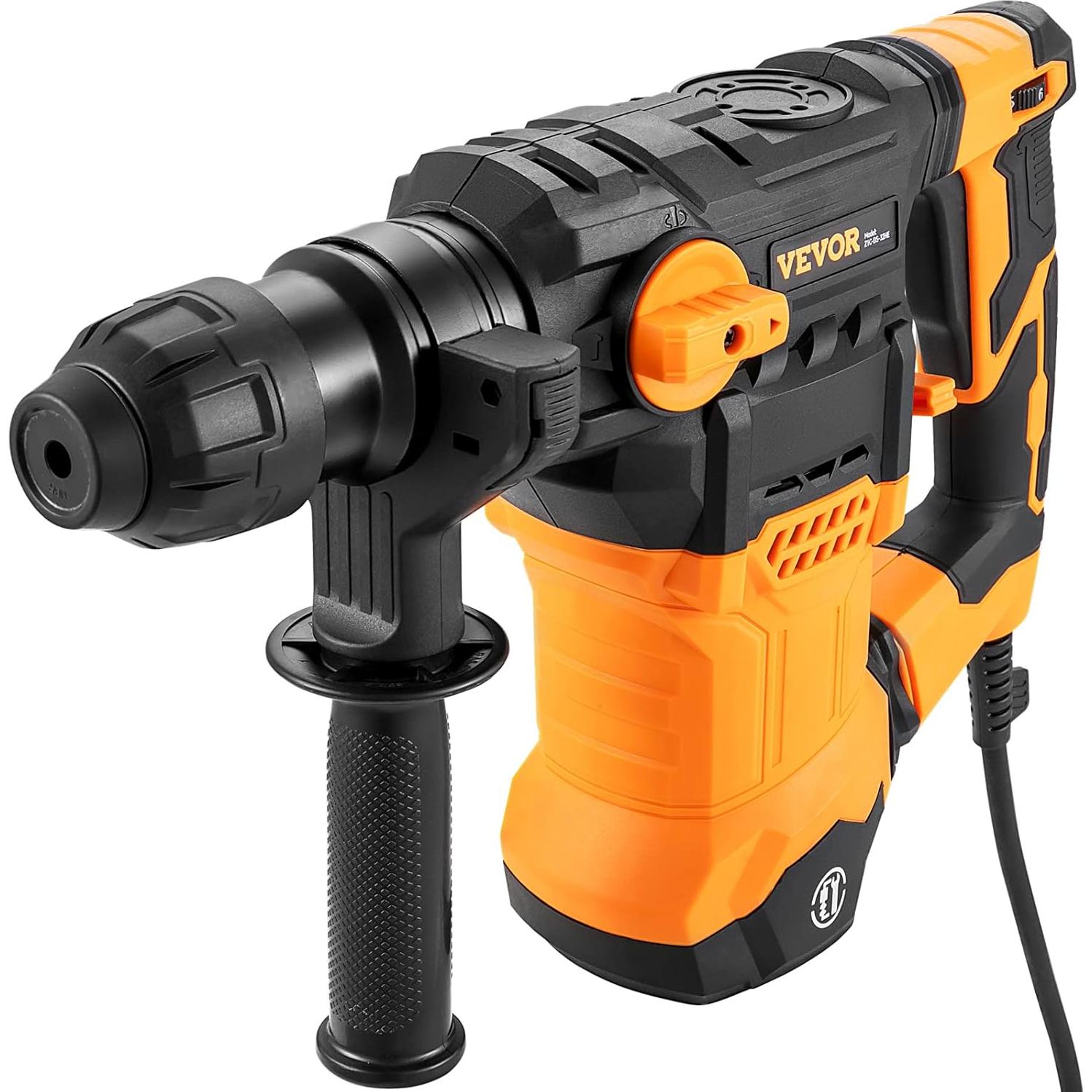 Martillo Perforador VEVOR 1500W SDS-Plus 3,18 cm Vel. Variable