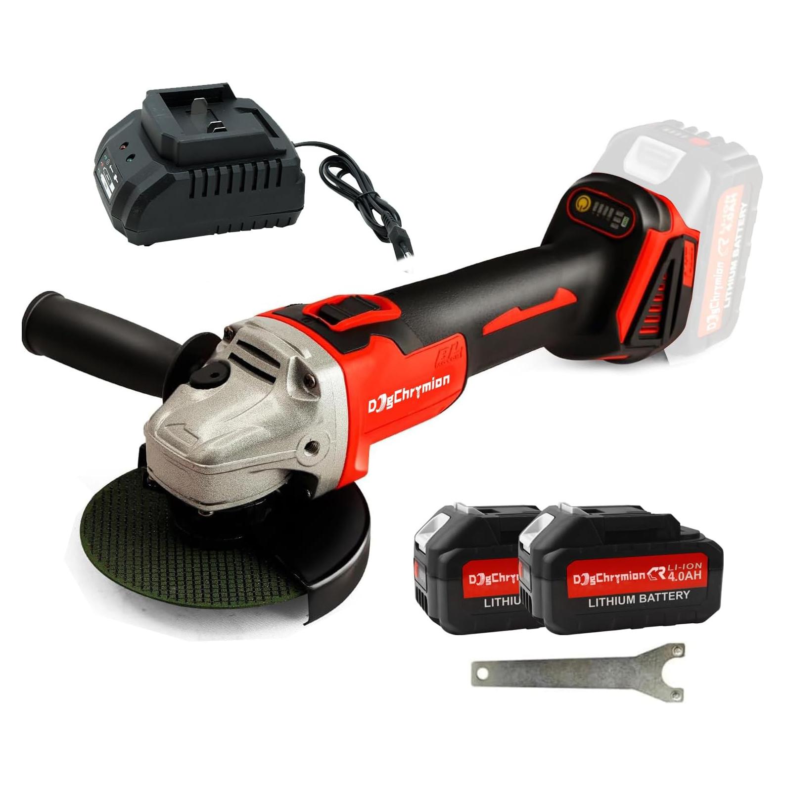 Esmeril Angular Inalámbrico DogChrymion 20V 8500 RPM 4-1/2"