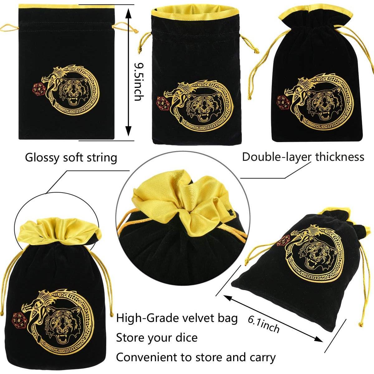 Conjunto de Dados CiaraQ DND 70 pcs Poliedricos para RPG