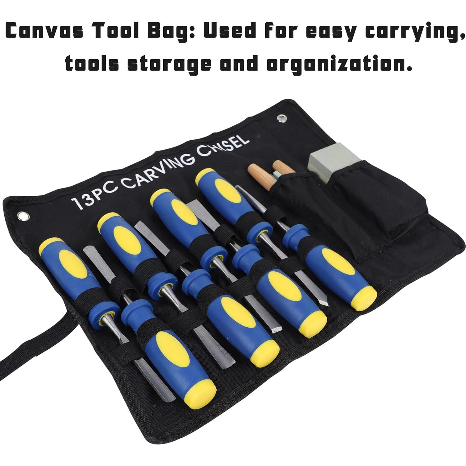 Juego de Herramientas para Tallado en Madera Lulu Home 13 PCS