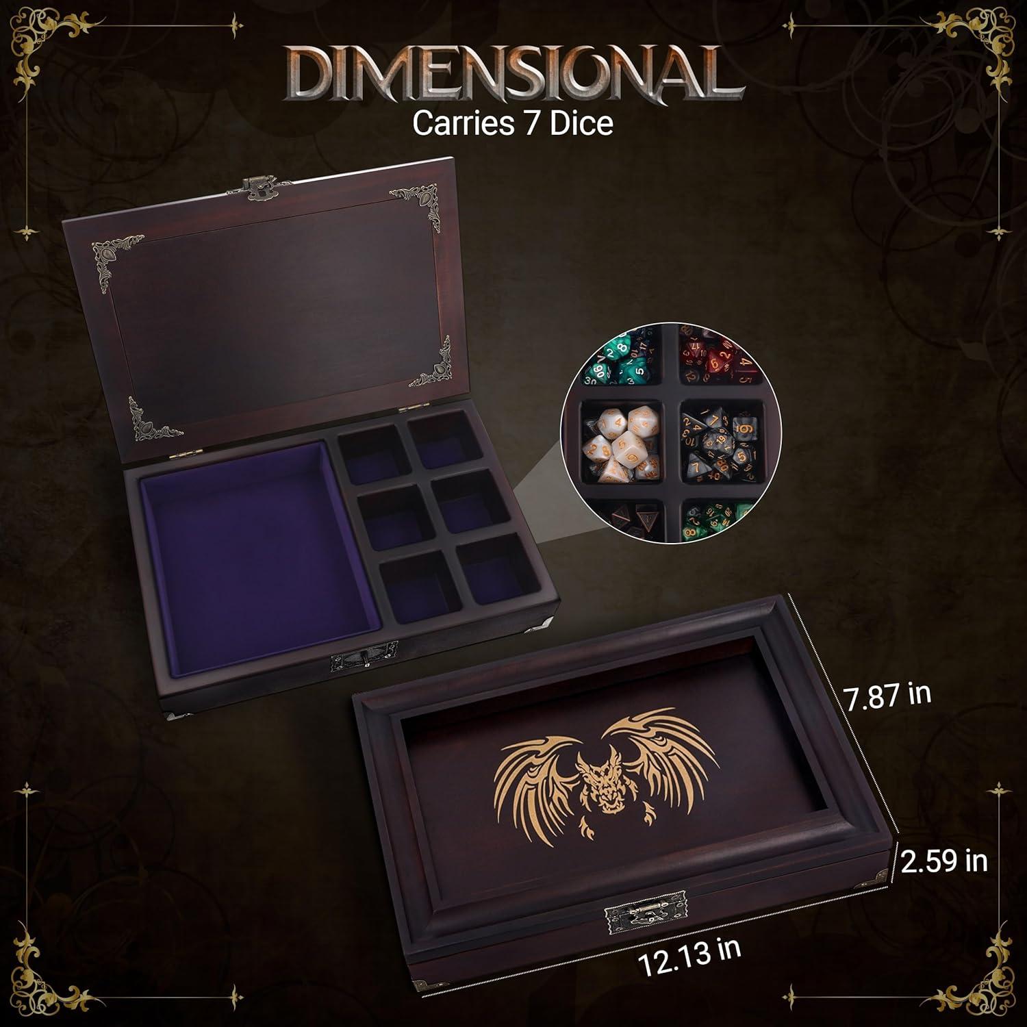 Bandeja de Dados DND HORNATE 1.22 kg Madera Antideslizante