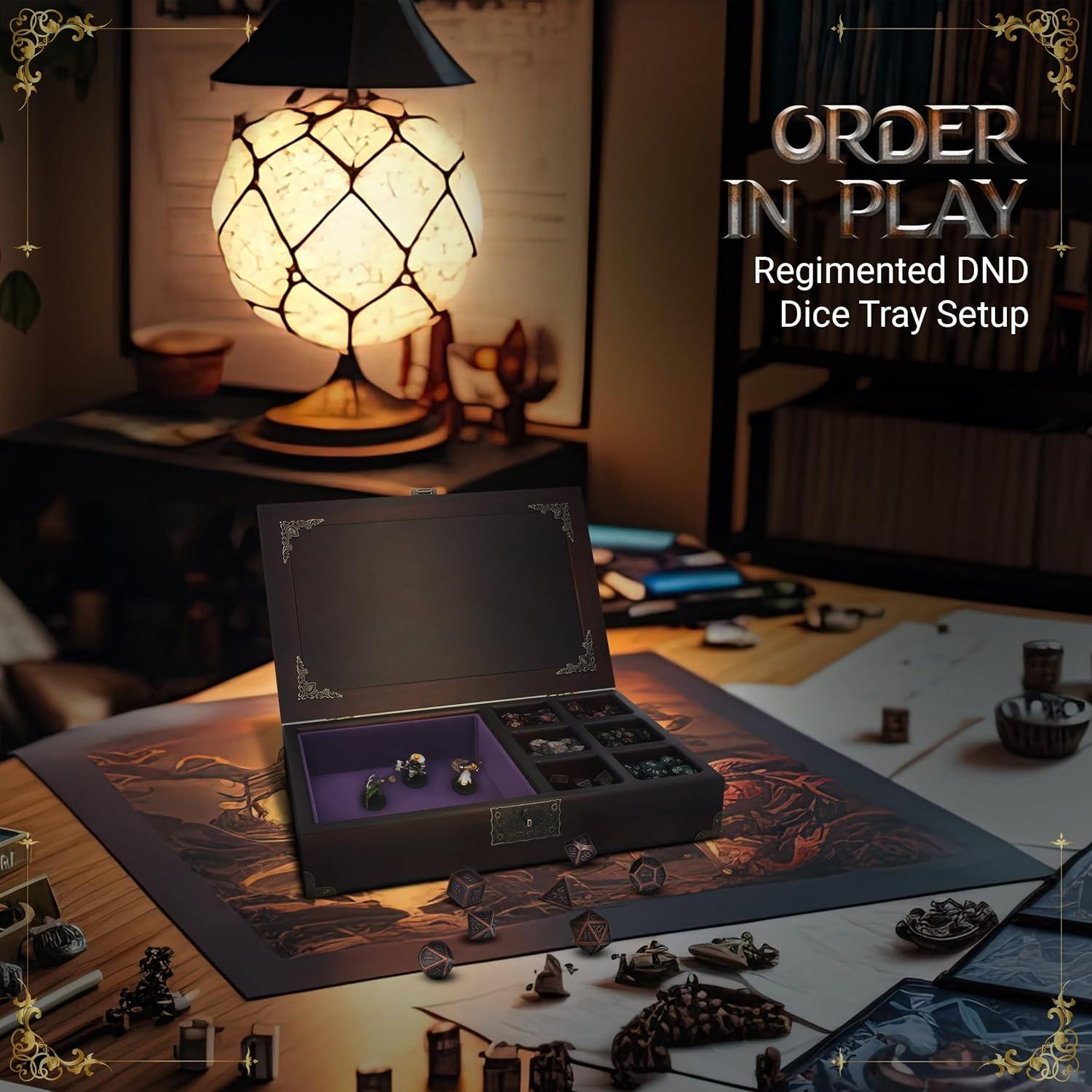 Bandeja de Dados DND HORNATE 1.22 kg Madera Antideslizante