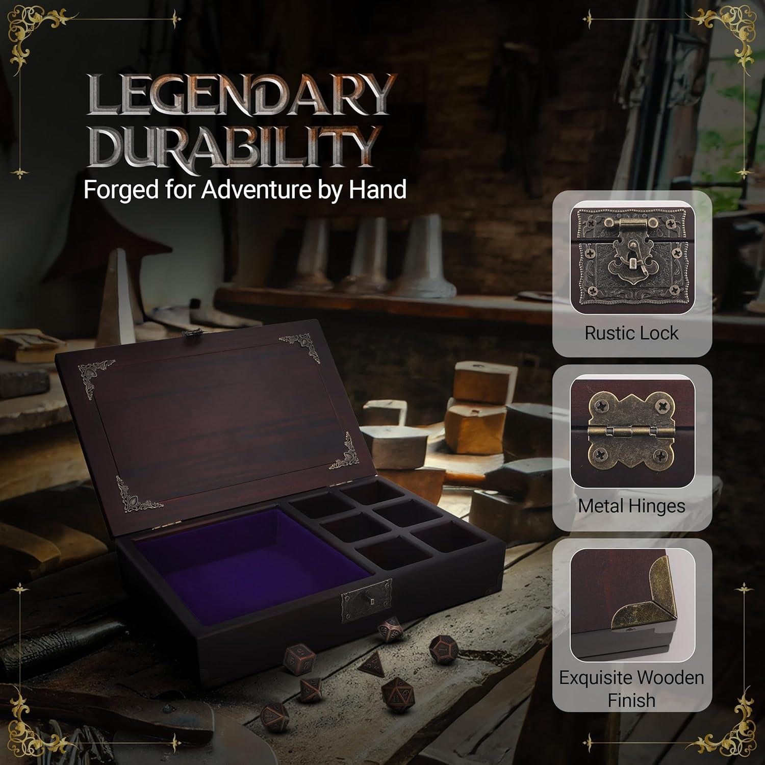 Bandeja de Dados DND HORNATE 1.22 kg Madera Antideslizante