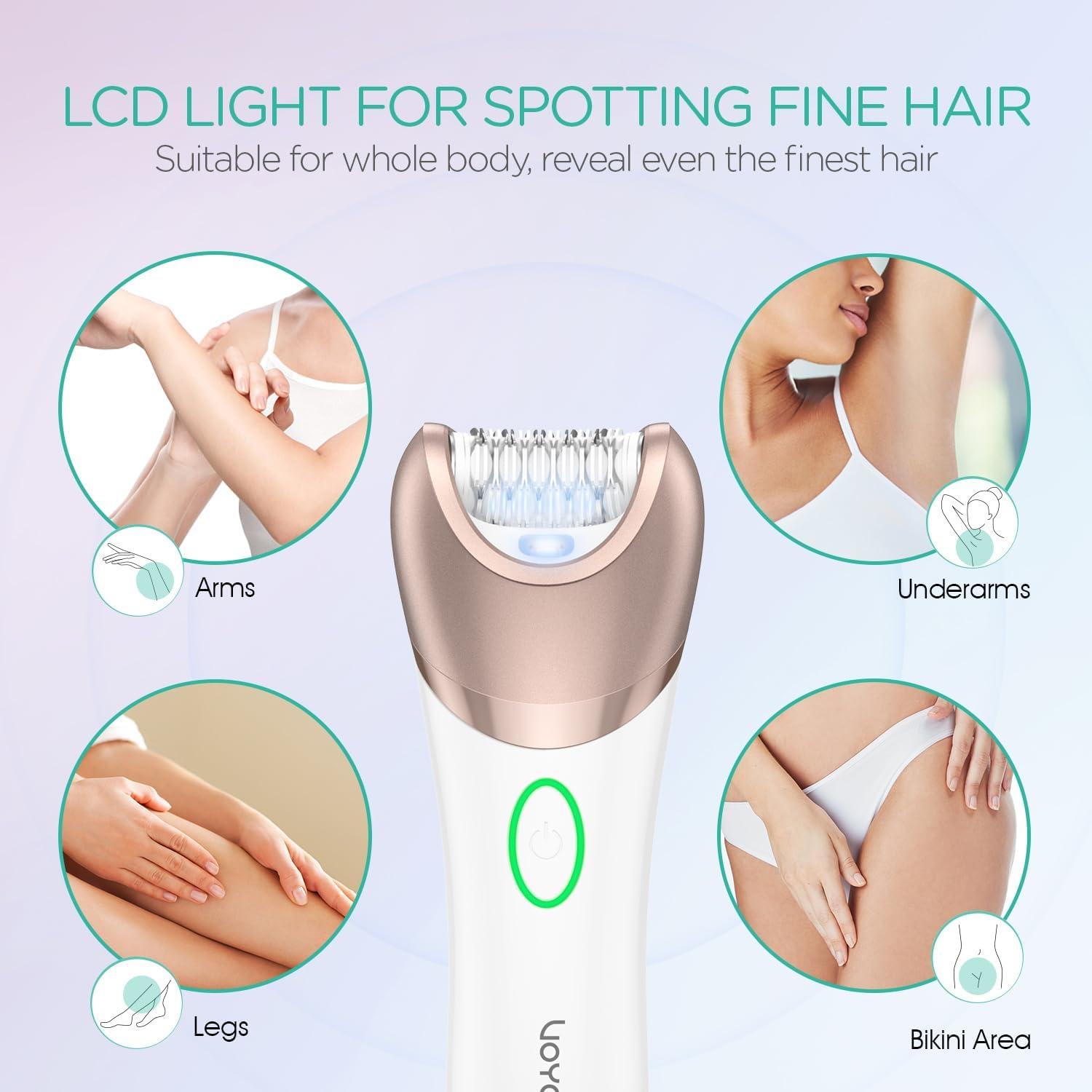 Epilador VOYOR BM300 3 en 1 Recargable Oro Champán